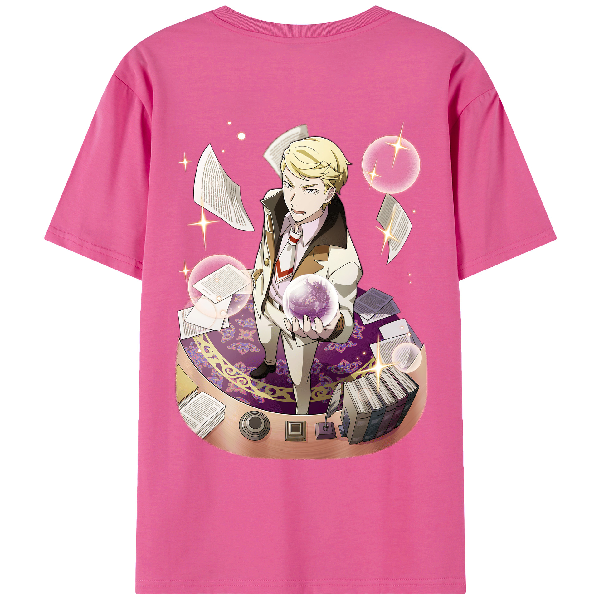 （画像用） 文豪ストレイドッグス Bungo Stray Dogs レディース半袖Tシャツ(バックプリント)