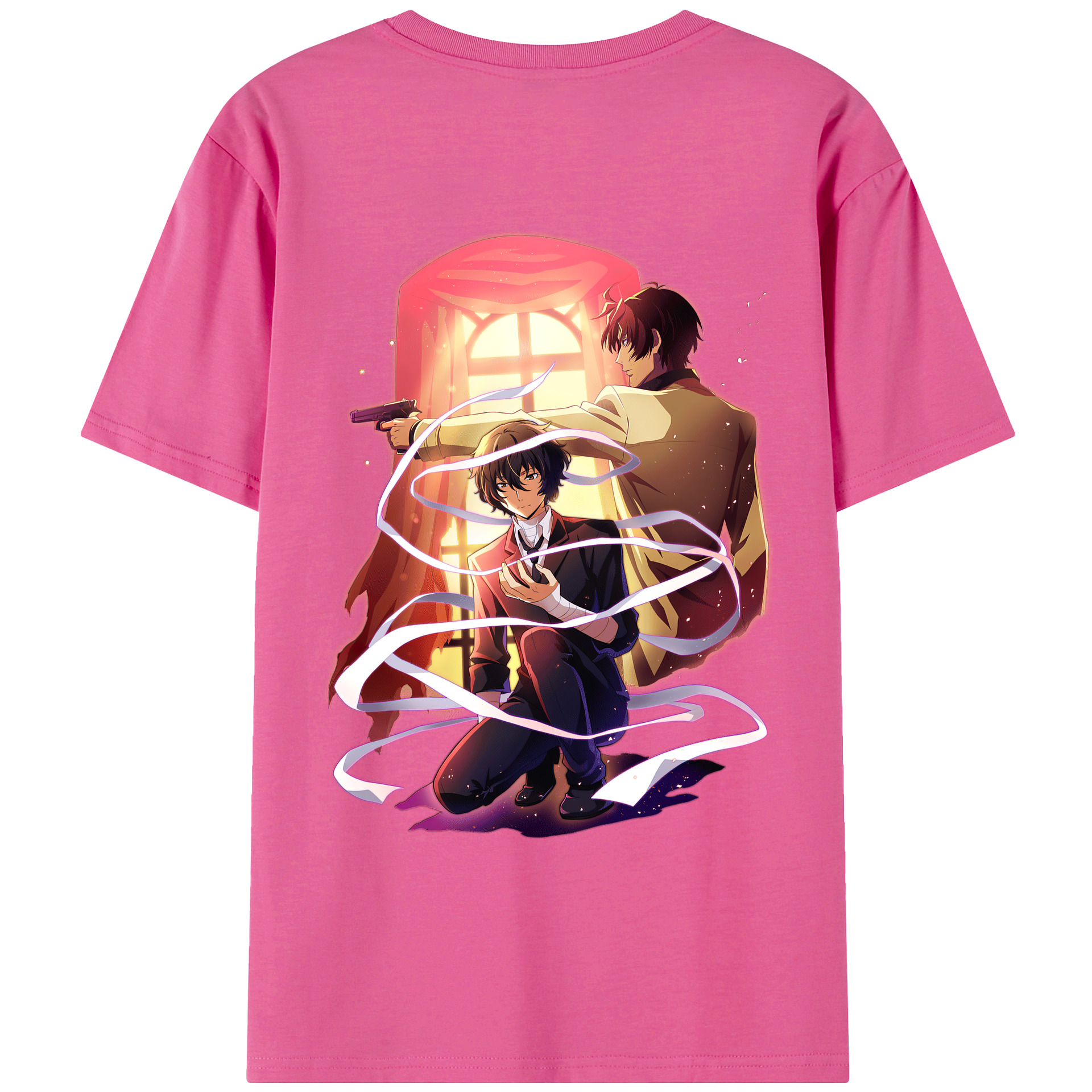 （画像用） 文豪ストレイドッグス Bungo Stray Dogs レディース半袖Tシャツ(バックプリント)