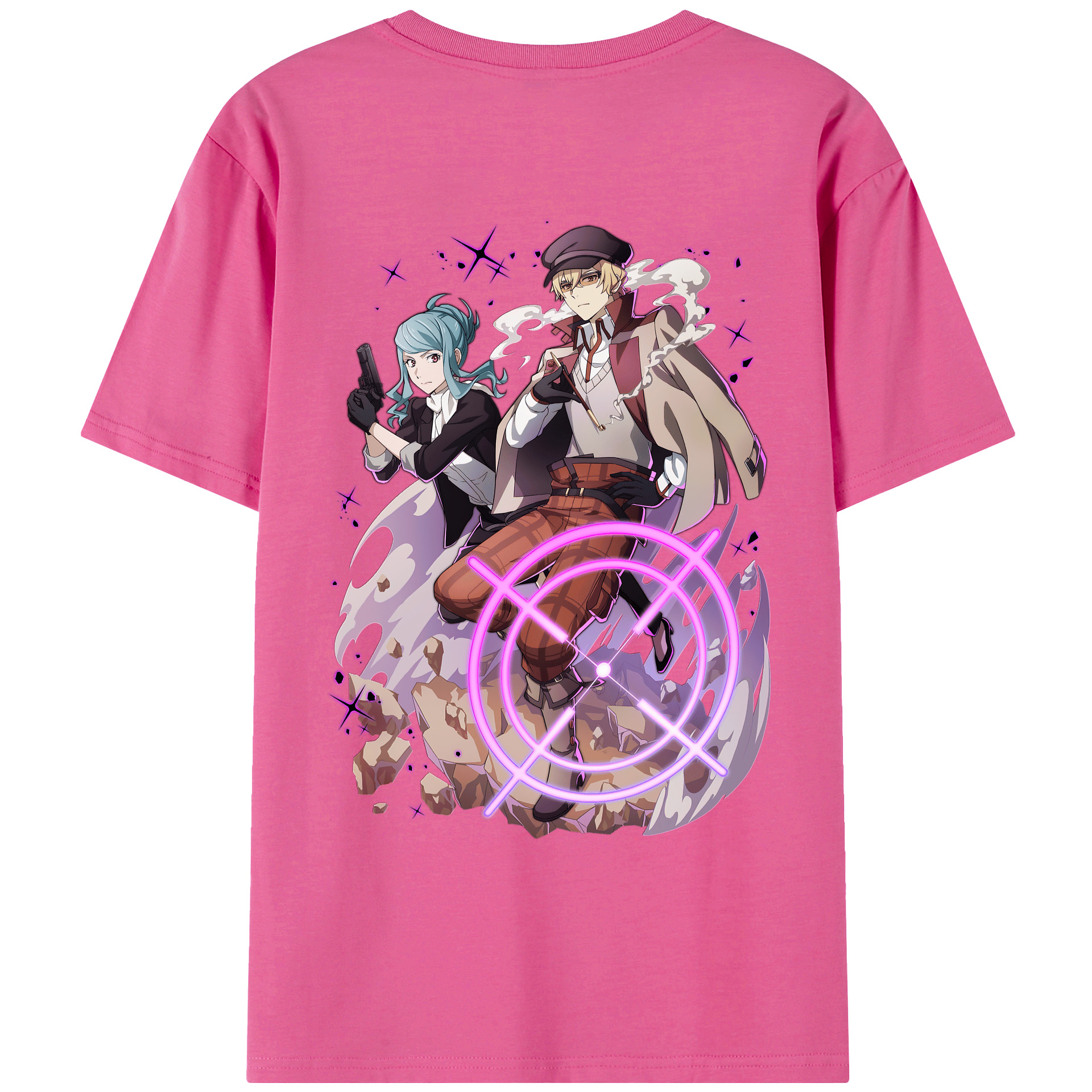 （画像用） 文豪ストレイドッグス Bungo Stray Dogs レディース半袖Tシャツ(バックプリント)