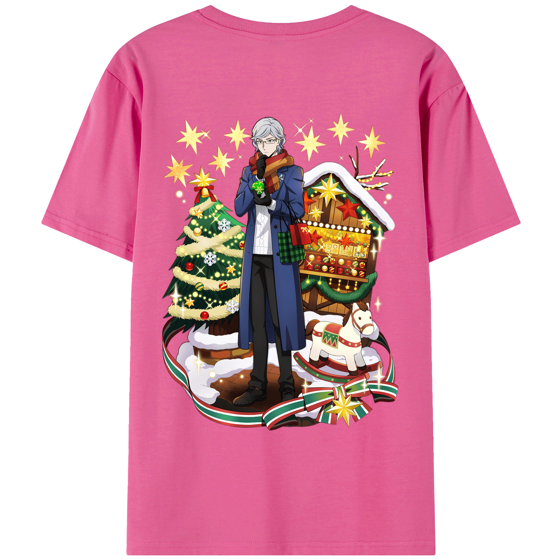 （画像用） 文豪ストレイドッグス Bungo Stray Dogs レディース半袖Tシャツ(バックプリント)