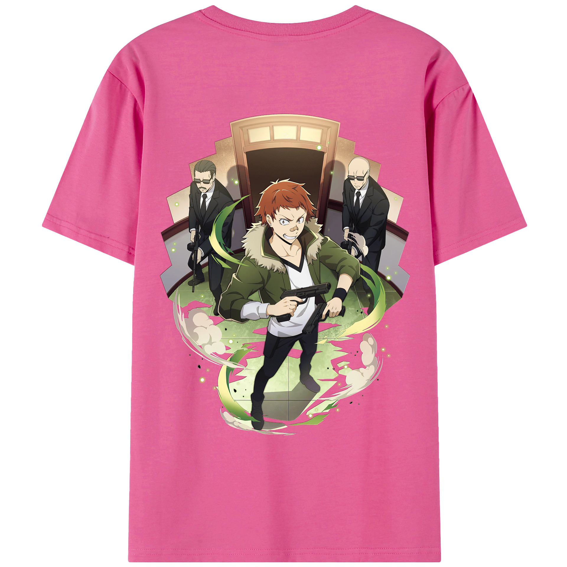 （画像用） 文豪ストレイドッグス Bungo Stray Dogs レディース半袖Tシャツ(バックプリント)