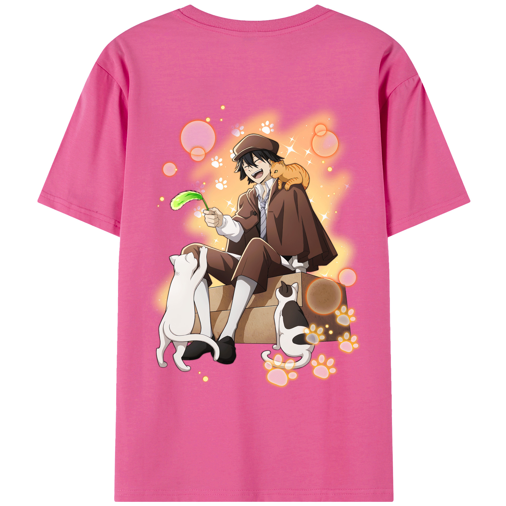 （画像用） 文豪ストレイドッグス Bungo Stray Dogs レディース半袖Tシャツ(バックプリント)