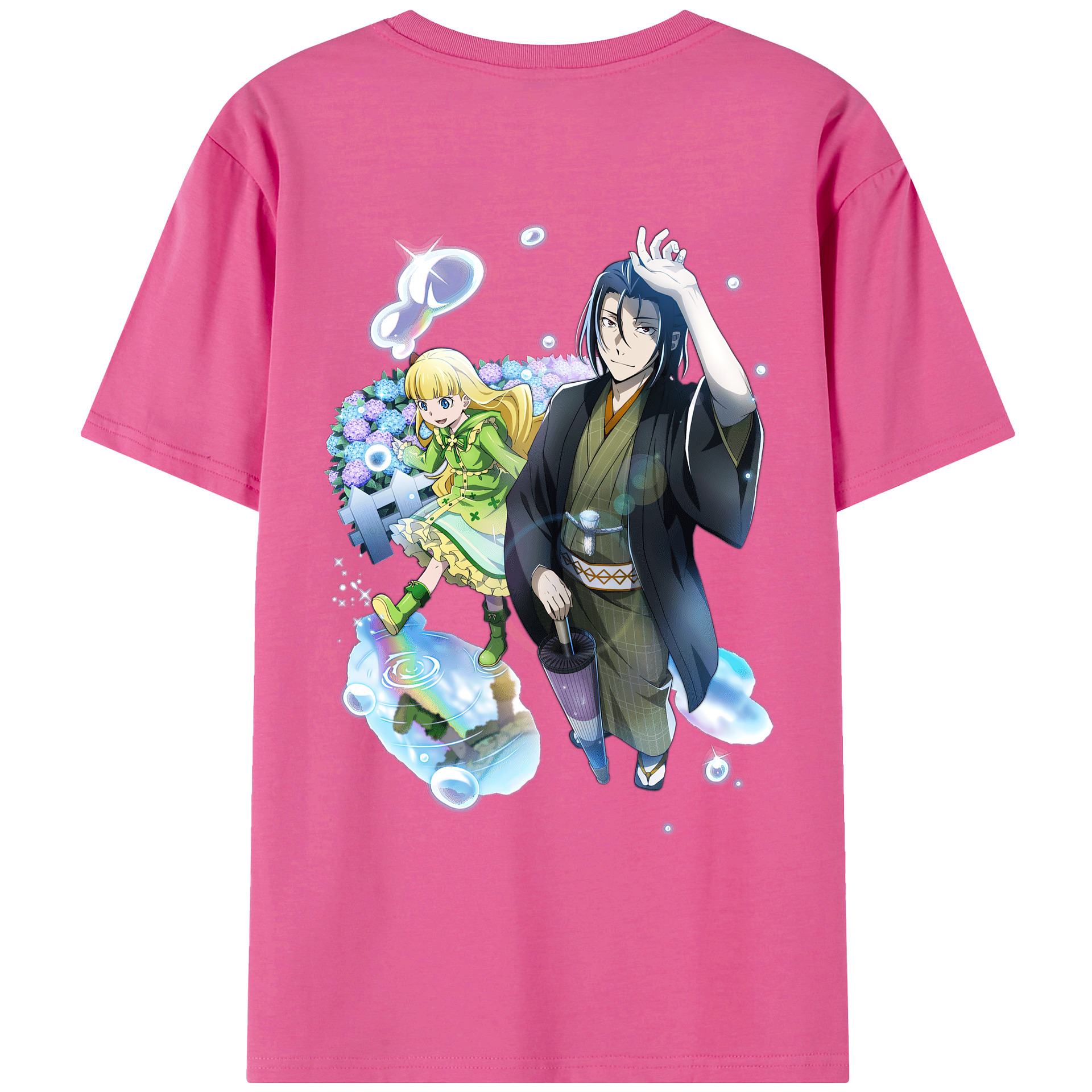 （画像用） 文豪ストレイドッグス Bungo Stray Dogs レディース半袖Tシャツ(バックプリント)