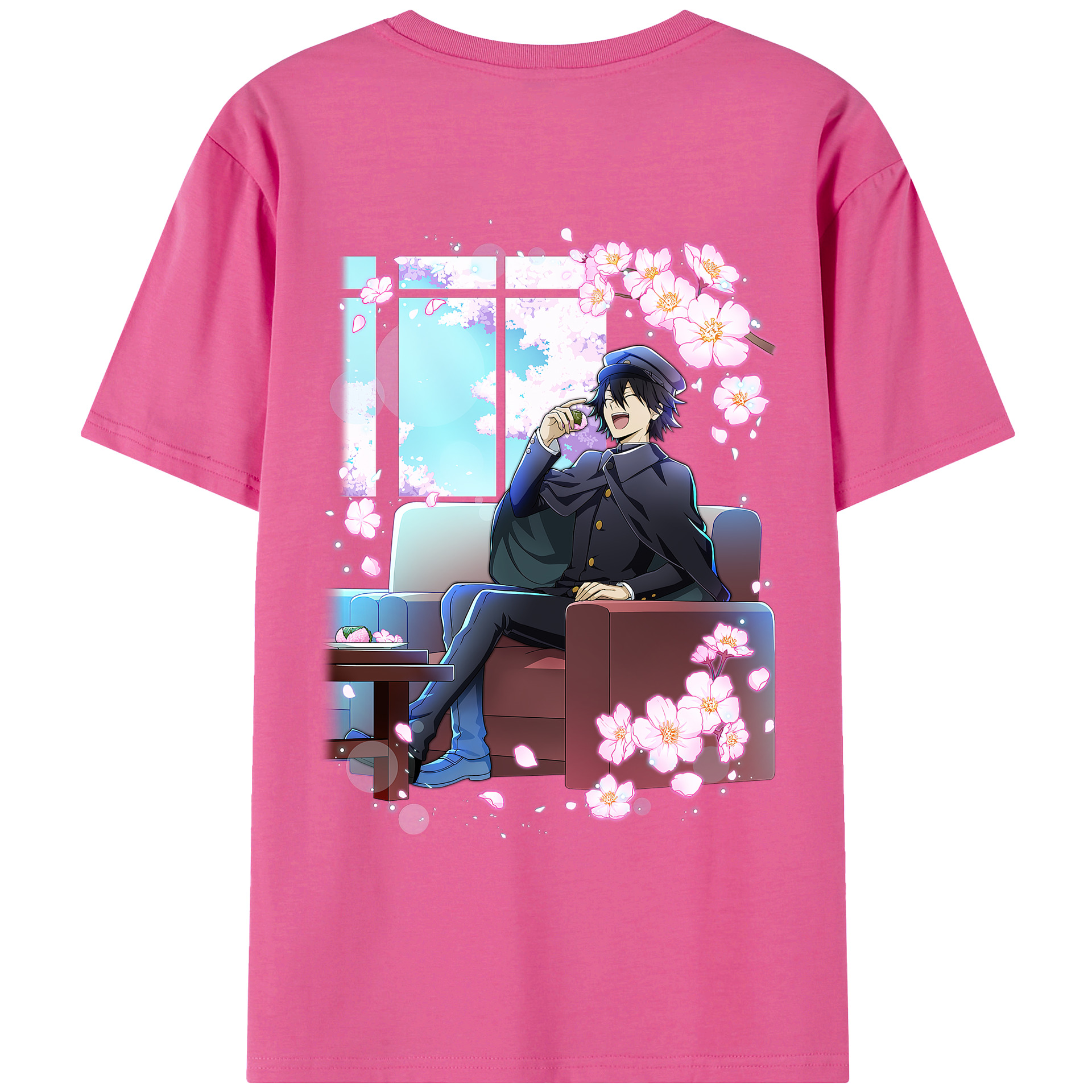 （画像用） 文豪ストレイドッグス Bungo Stray Dogs レディース半袖Tシャツ(バックプリント)