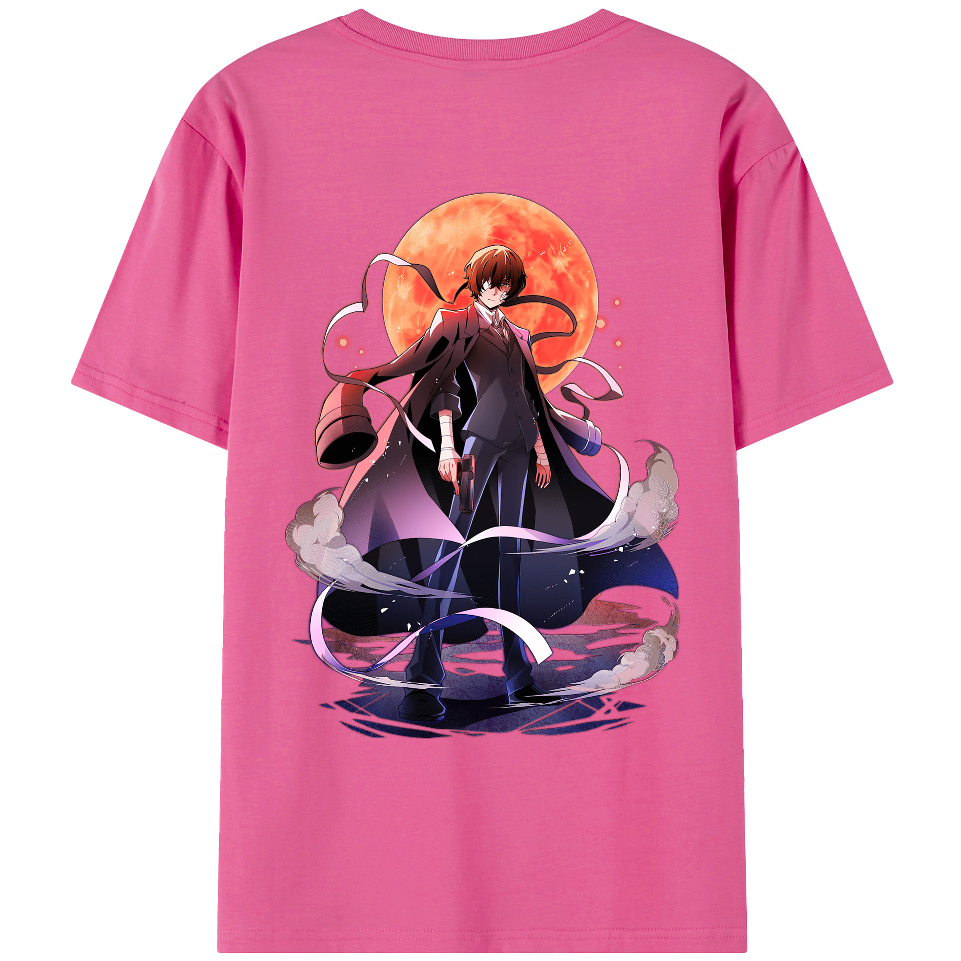 （画像用） 文豪ストレイドッグス Bungo Stray Dogs レディース半袖Tシャツ(バックプリント)