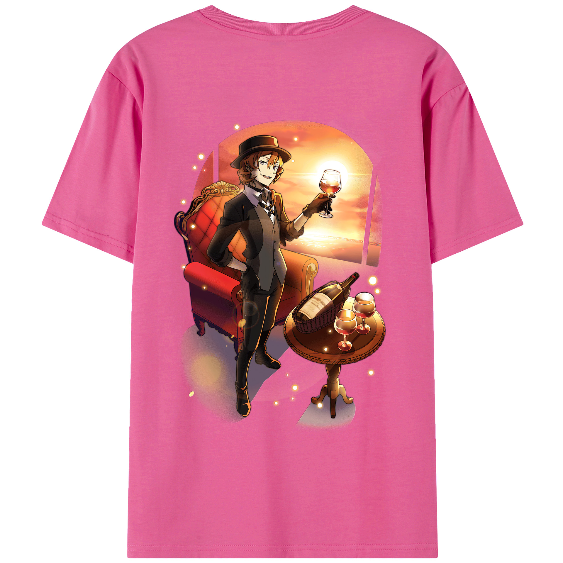 （画像用） 文豪ストレイドッグス Bungo Stray Dogs レディース半袖Tシャツ(バックプリント)