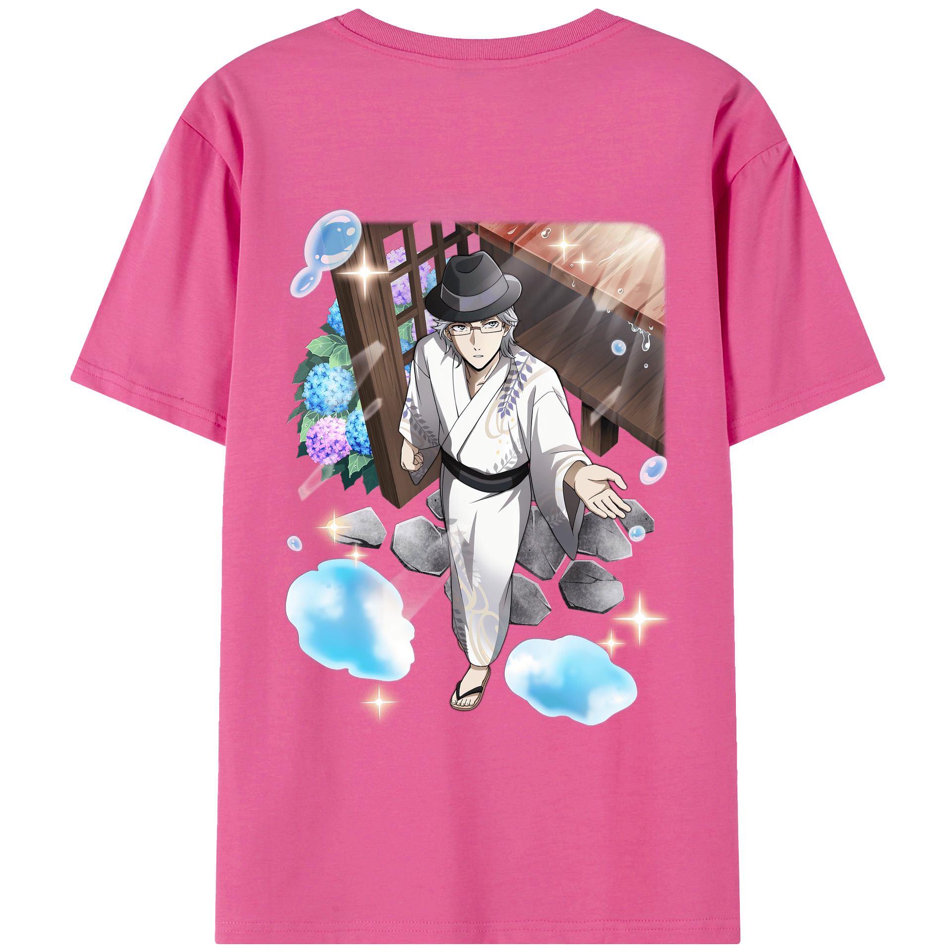 （画像用） 文豪ストレイドッグス Bungo Stray Dogs レディース半袖Tシャツ(バックプリント)