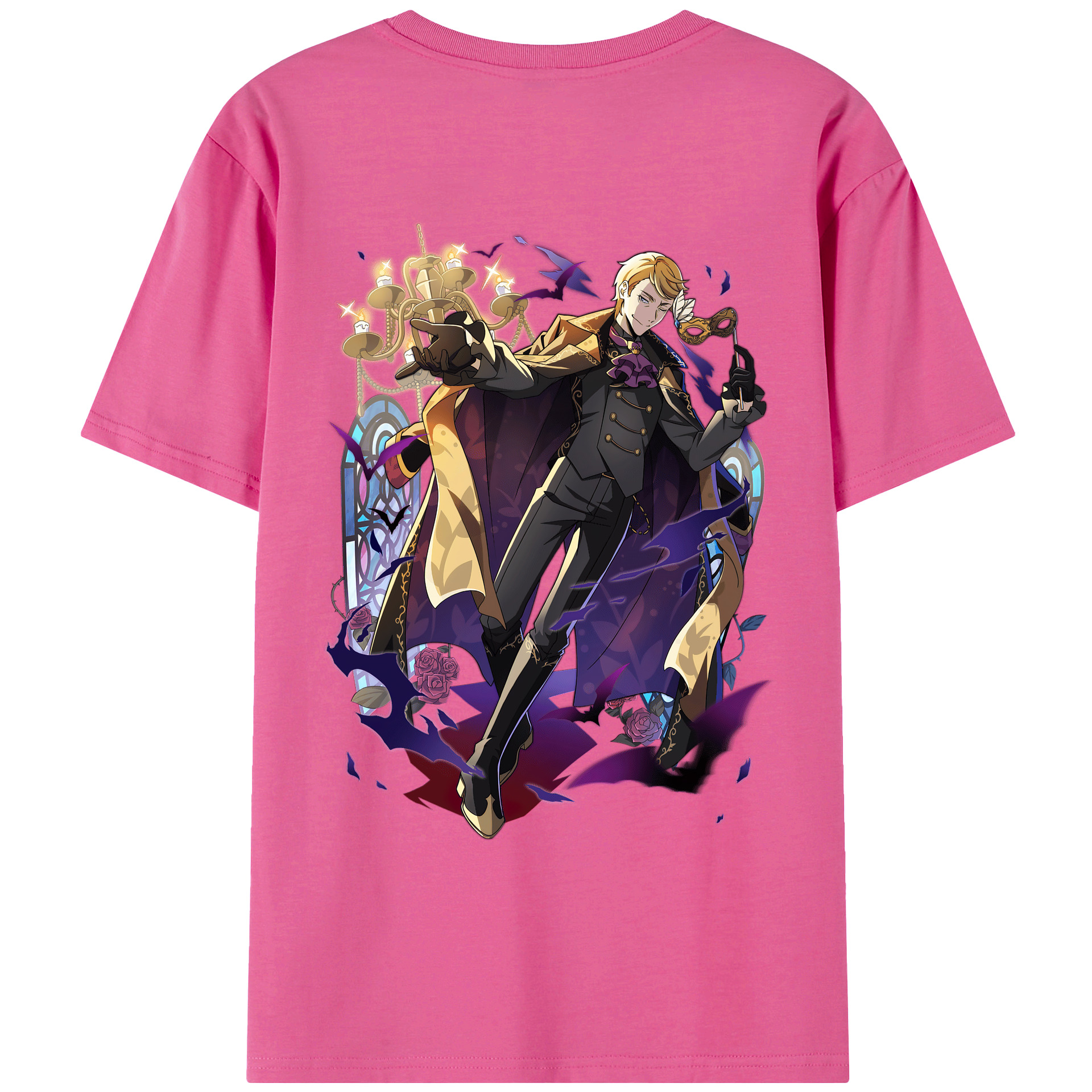 （画像用） 文豪ストレイドッグス Bungo Stray Dogs レディース半袖Tシャツ(バックプリント)