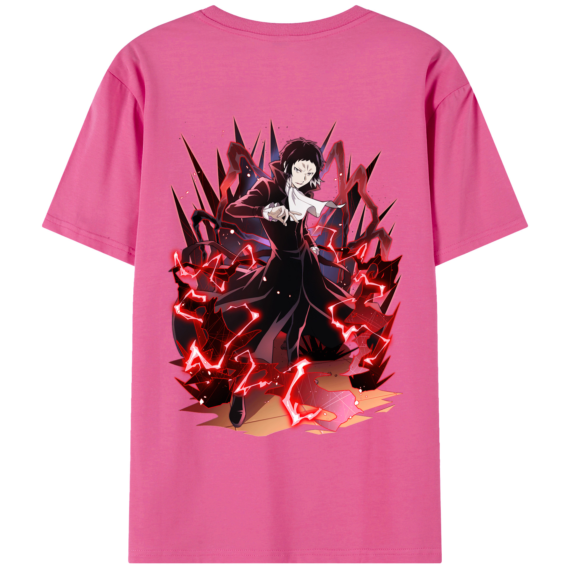 （画像用） 文豪ストレイドッグス Bungo Stray Dogs レディース半袖Tシャツ(バックプリント)