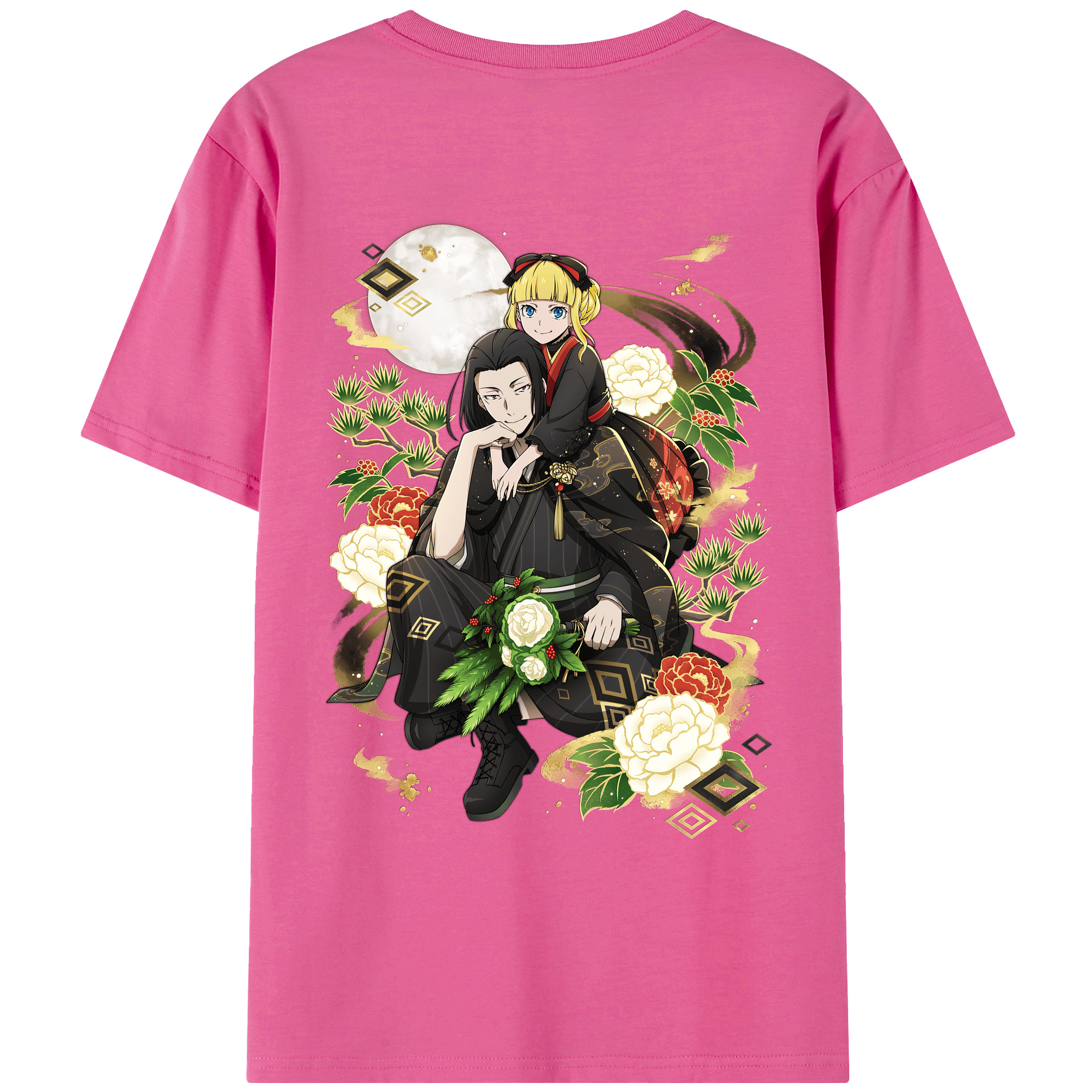 （画像用） 文豪ストレイドッグス Bungo Stray Dogs レディース半袖Tシャツ(バックプリント)