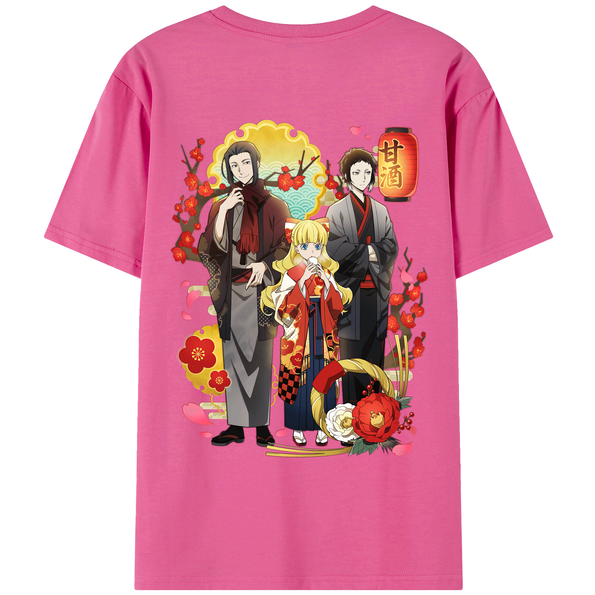 （画像用） 文豪ストレイドッグス Bungo Stray Dogs レディース半袖Tシャツ(バックプリント)
