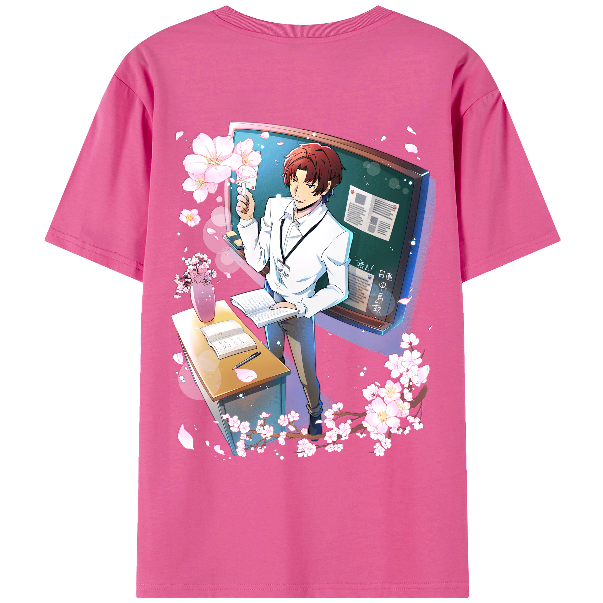 （画像用） 文豪ストレイドッグス Bungo Stray Dogs レディース半袖Tシャツ(バックプリント)
