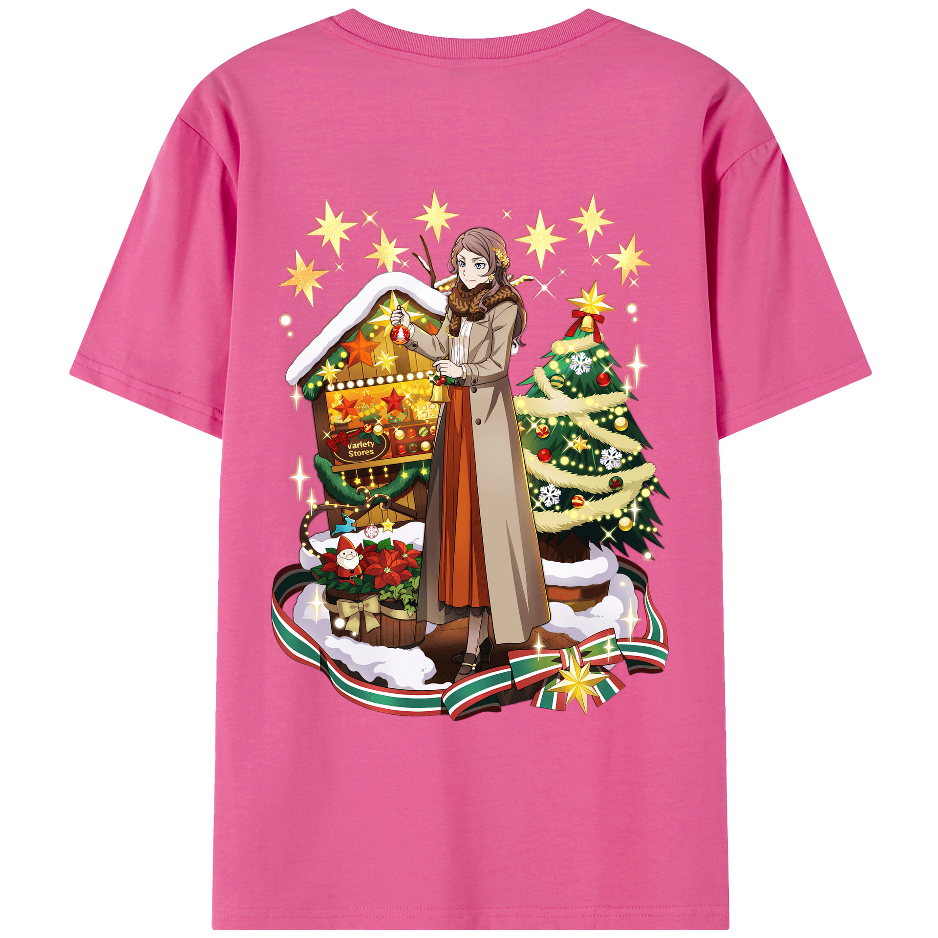 （画像用） 文豪ストレイドッグス Bungo Stray Dogs レディース半袖Tシャツ(バックプリント)
