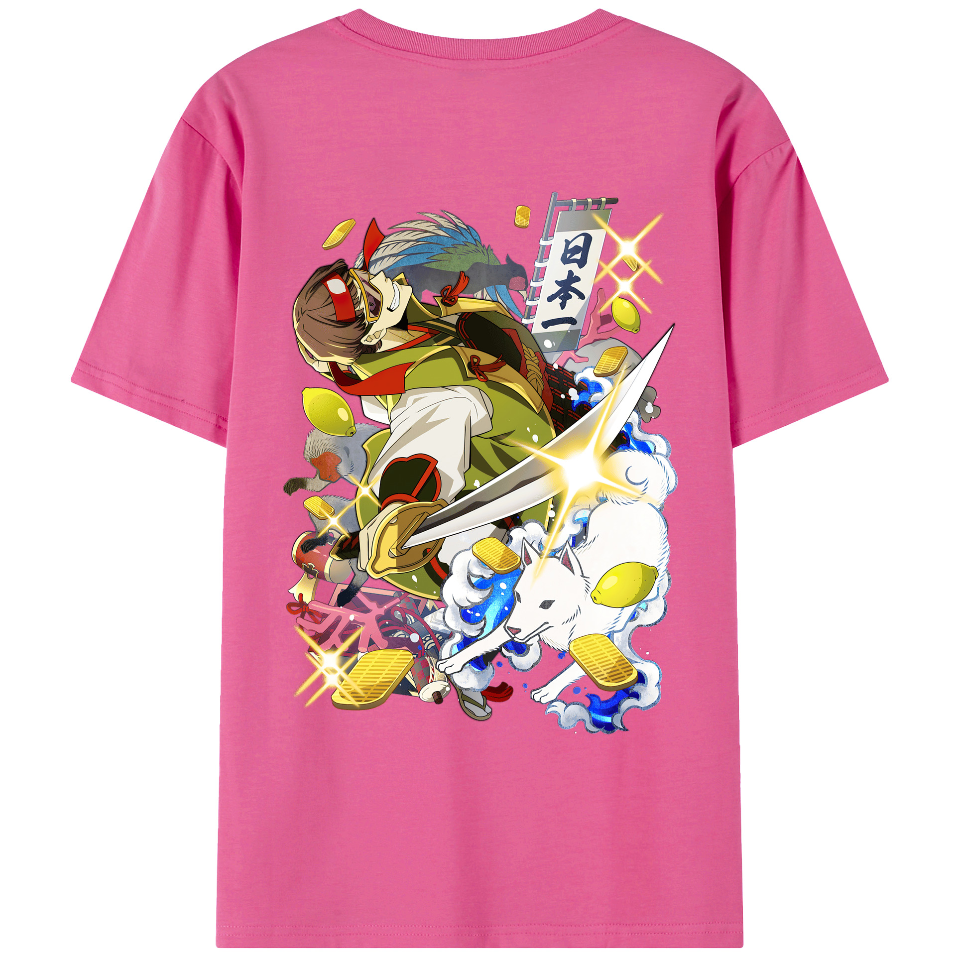 （画像用） 文豪ストレイドッグス Bungo Stray Dogs レディース半袖Tシャツ(バックプリント)