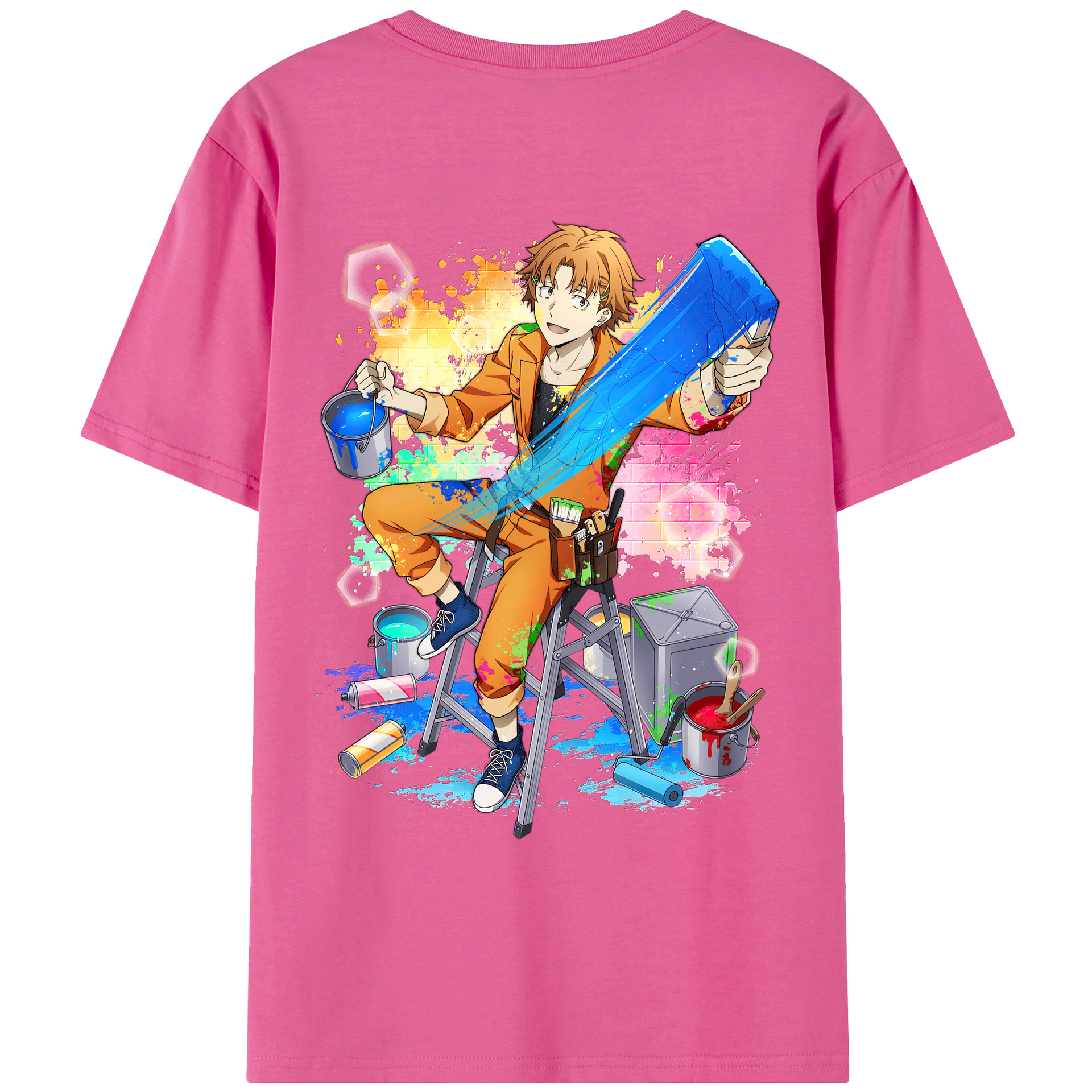 （画像用） 文豪ストレイドッグス Bungo Stray Dogs レディース半袖Tシャツ(バックプリント)