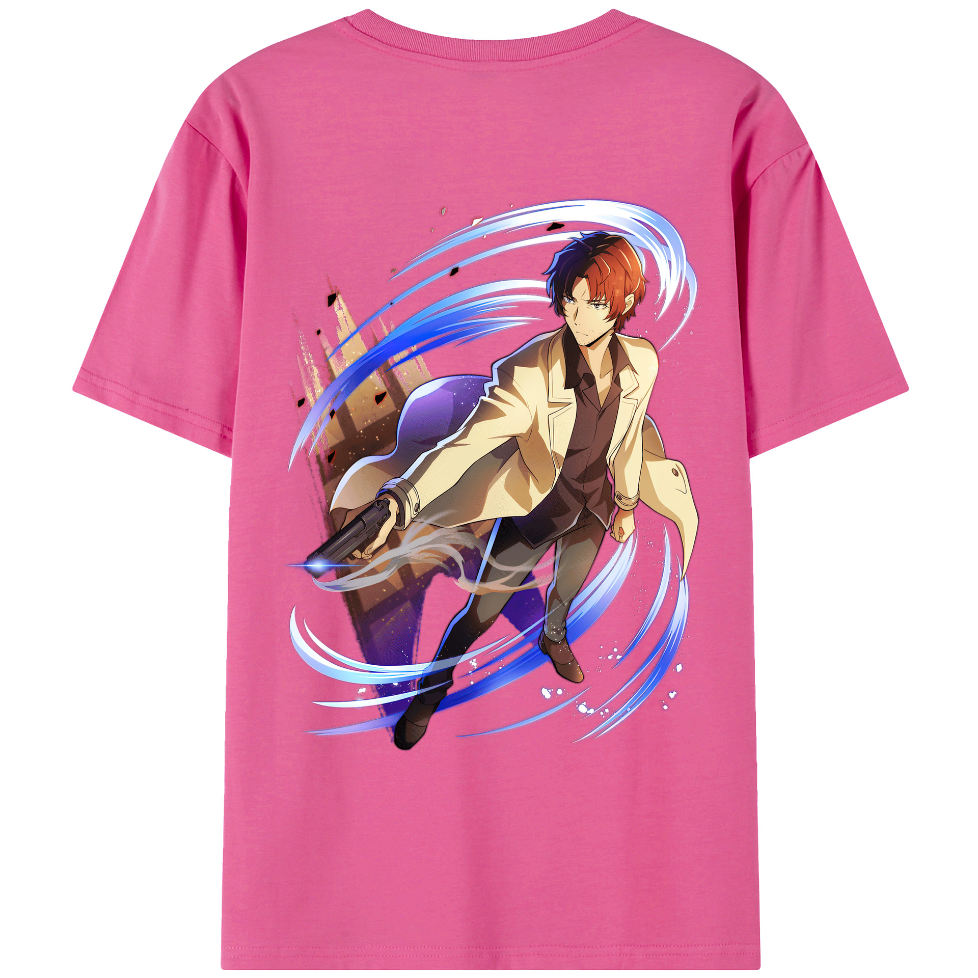 （画像用） 文豪ストレイドッグス Bungo Stray Dogs レディース半袖Tシャツ(バックプリント)