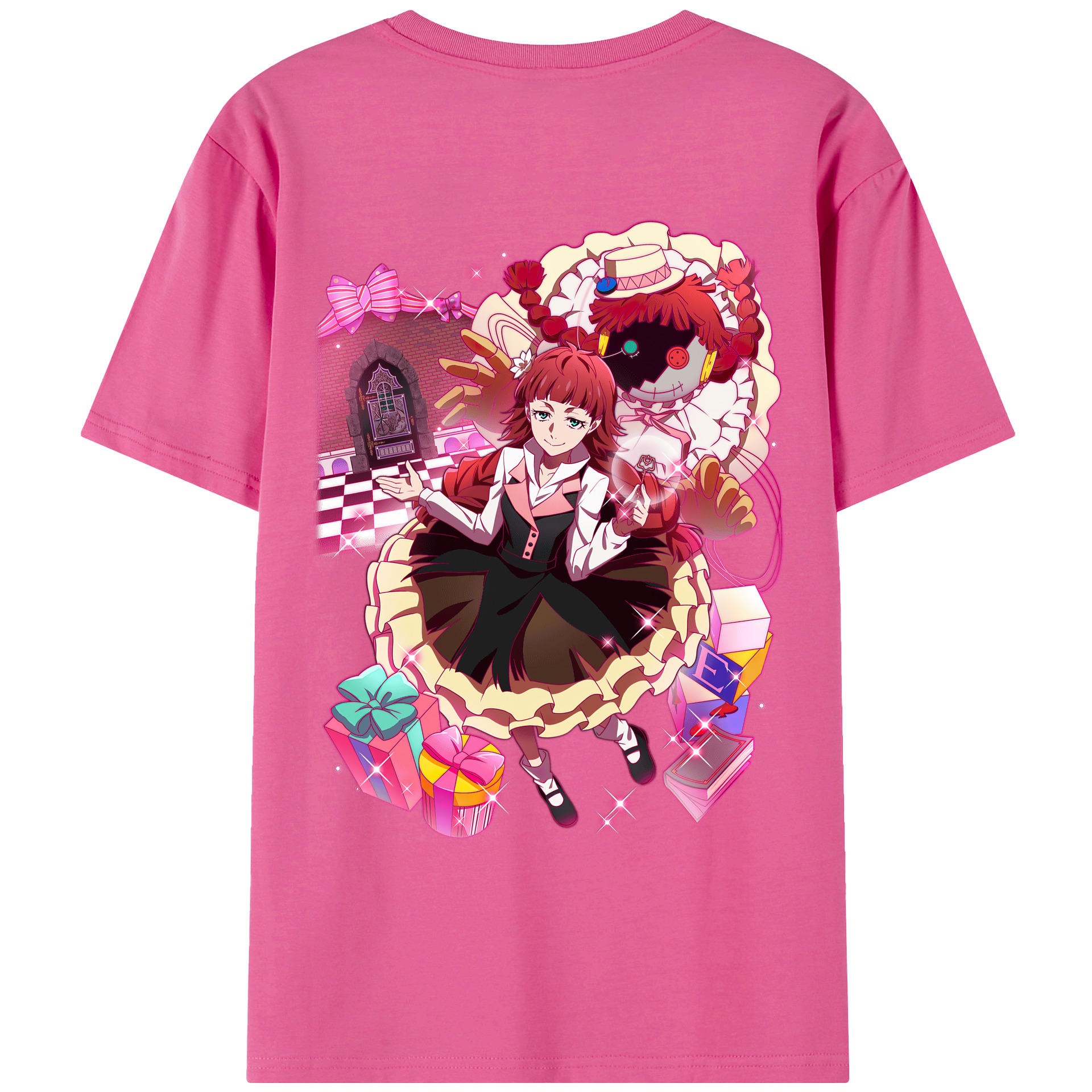 （画像用） 文豪ストレイドッグス Bungo Stray Dogs レディース半袖Tシャツ(バックプリント)