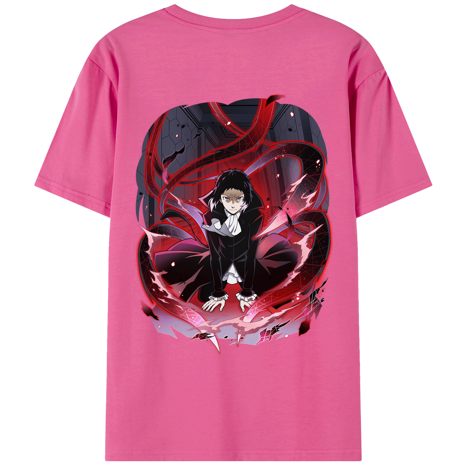 （画像用） 文豪ストレイドッグス Bungo Stray Dogs レディース半袖Tシャツ(バックプリント)