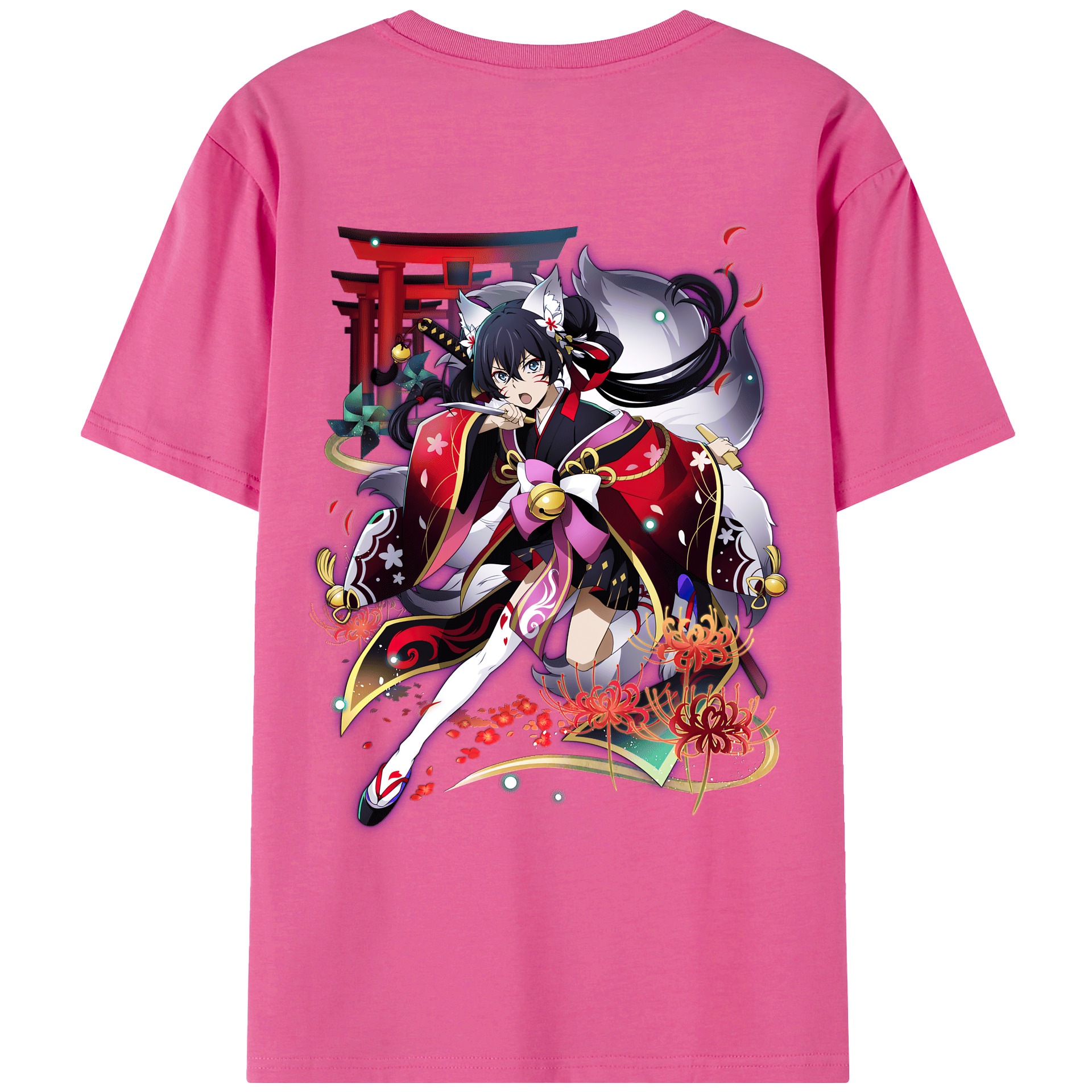 （画像用） 文豪ストレイドッグス Bungo Stray Dogs レディース半袖Tシャツ(バックプリント)