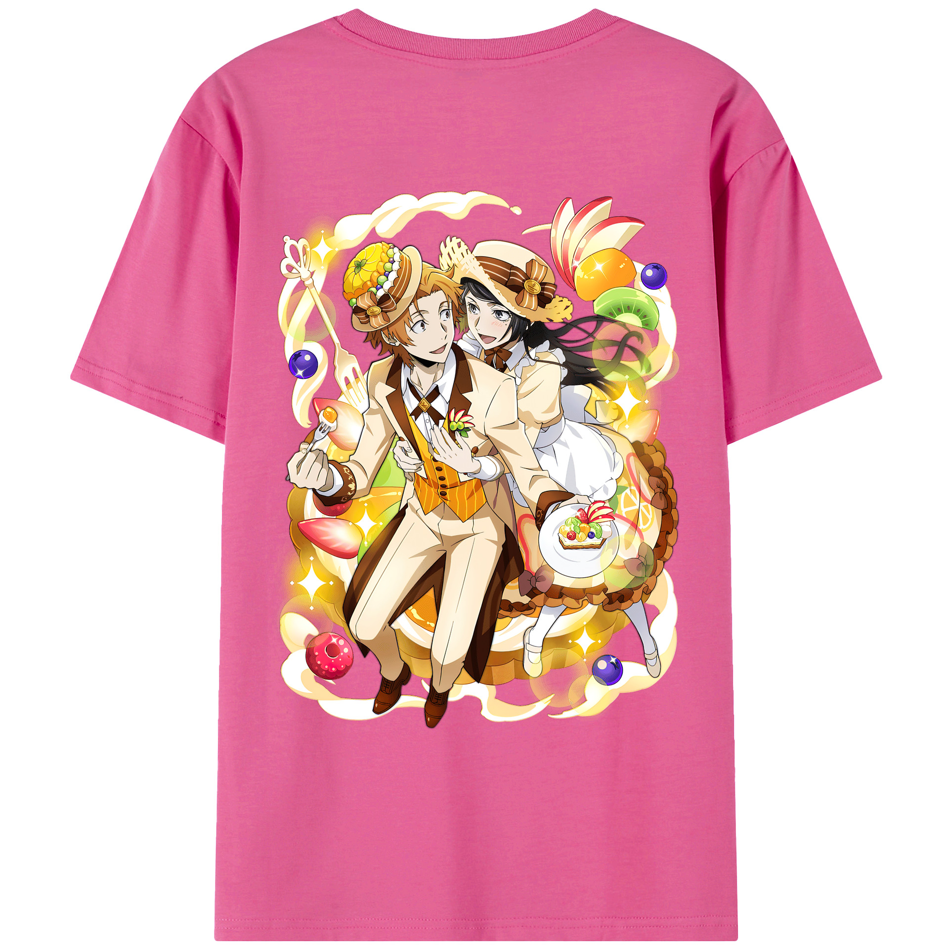 （画像用） 文豪ストレイドッグス Bungo Stray Dogs レディース半袖Tシャツ(バックプリント)