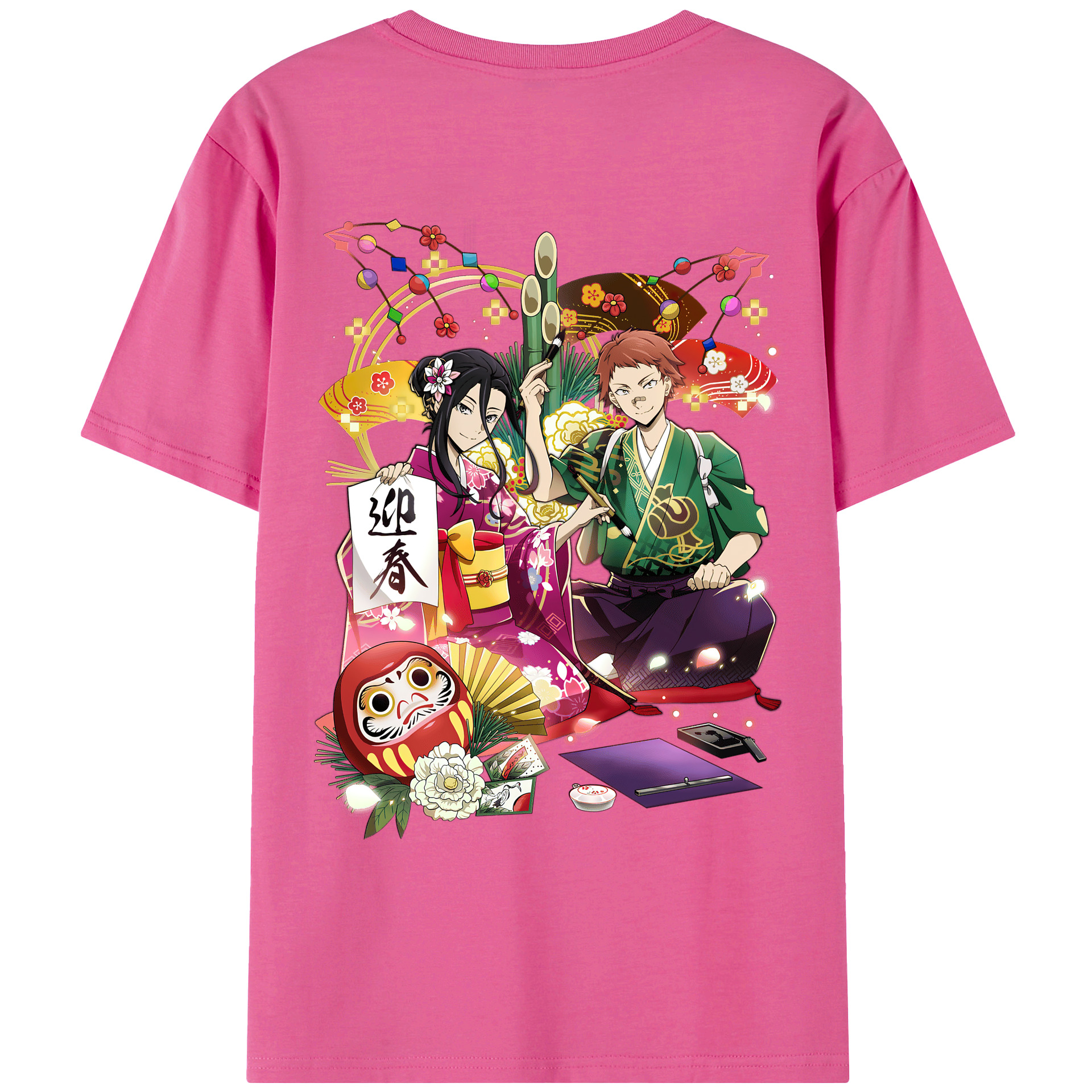（画像用） 文豪ストレイドッグス Bungo Stray Dogs レディース半袖Tシャツ(バックプリント)