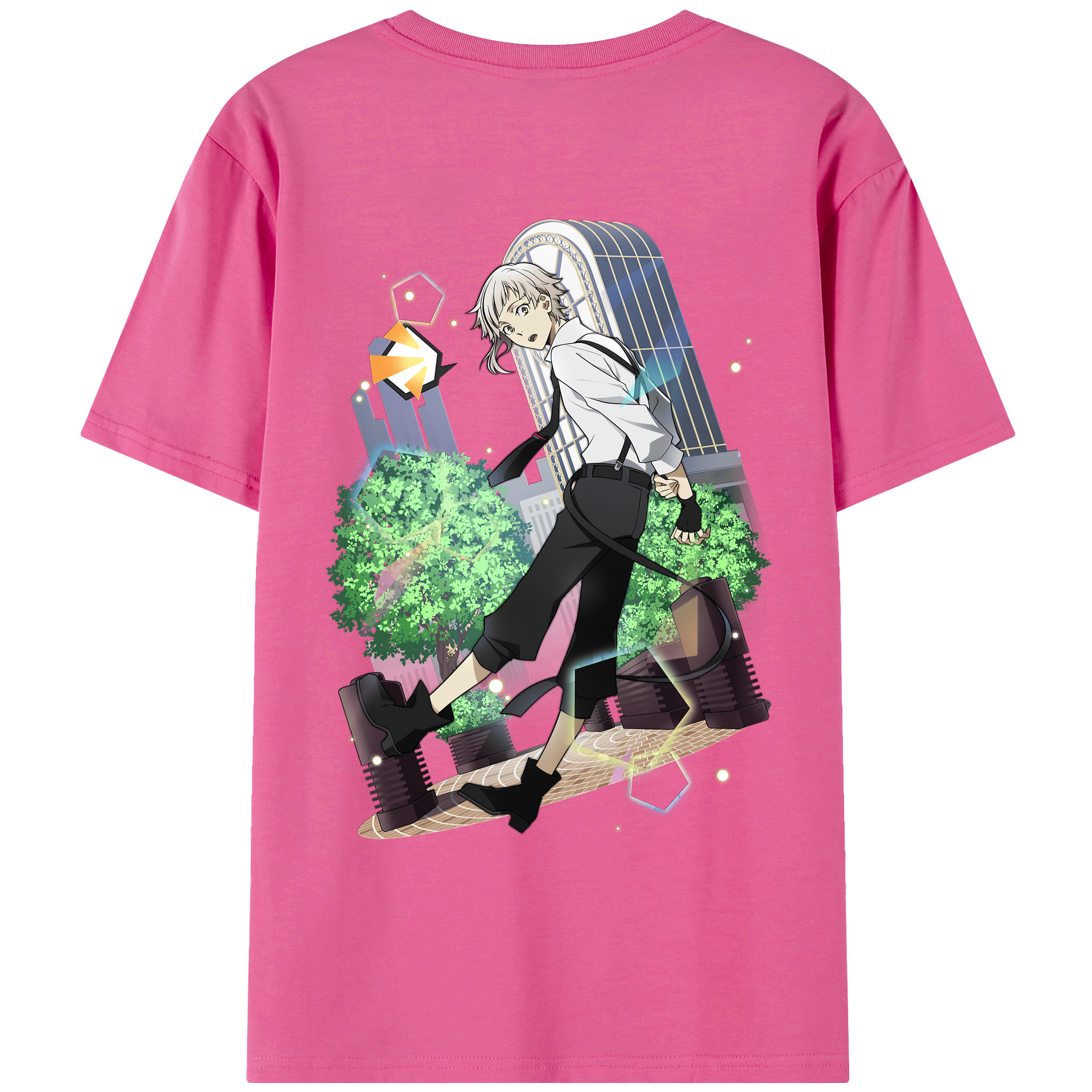 （画像用） 文豪ストレイドッグス Bungo Stray Dogs レディース半袖Tシャツ(バックプリント)