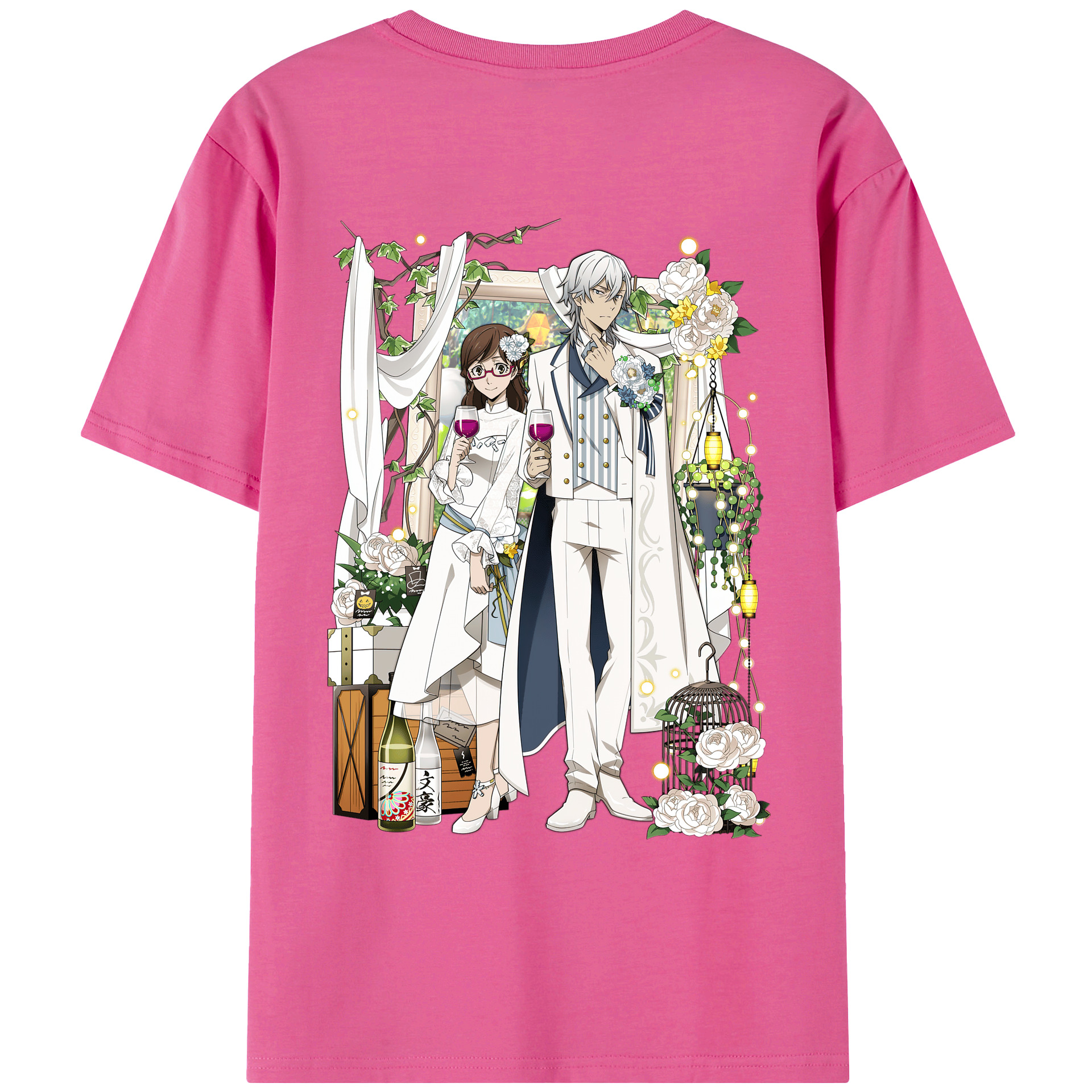 （画像用） 文豪ストレイドッグス Bungo Stray Dogs レディース半袖Tシャツ(バックプリント)