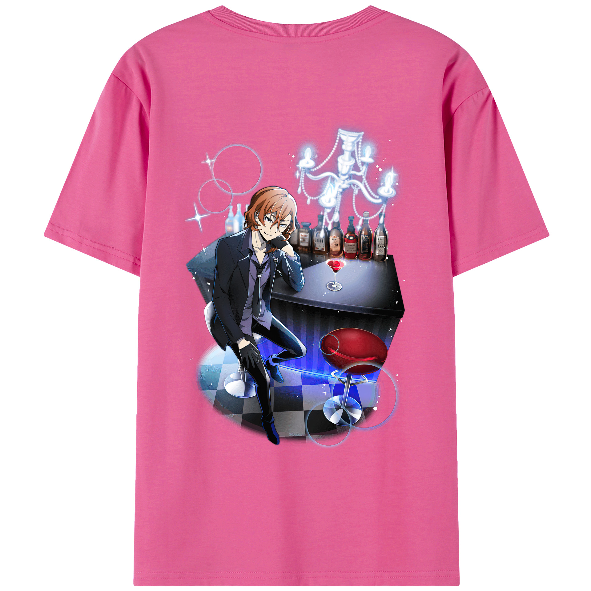 （画像用） 文豪ストレイドッグス Bungo Stray Dogs レディース半袖Tシャツ(バックプリント)