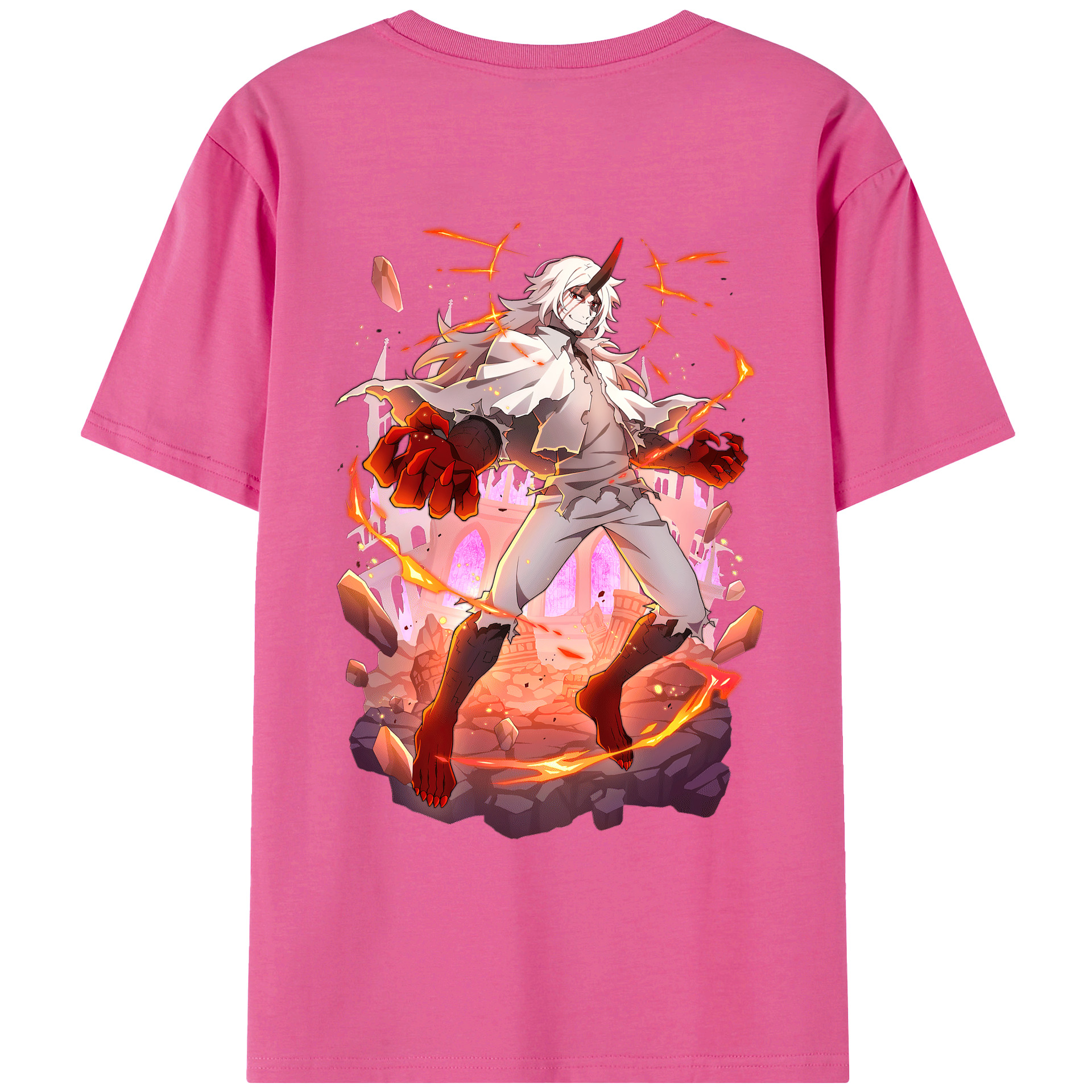（画像用） 文豪ストレイドッグス Bungo Stray Dogs レディース半袖Tシャツ(バックプリント)