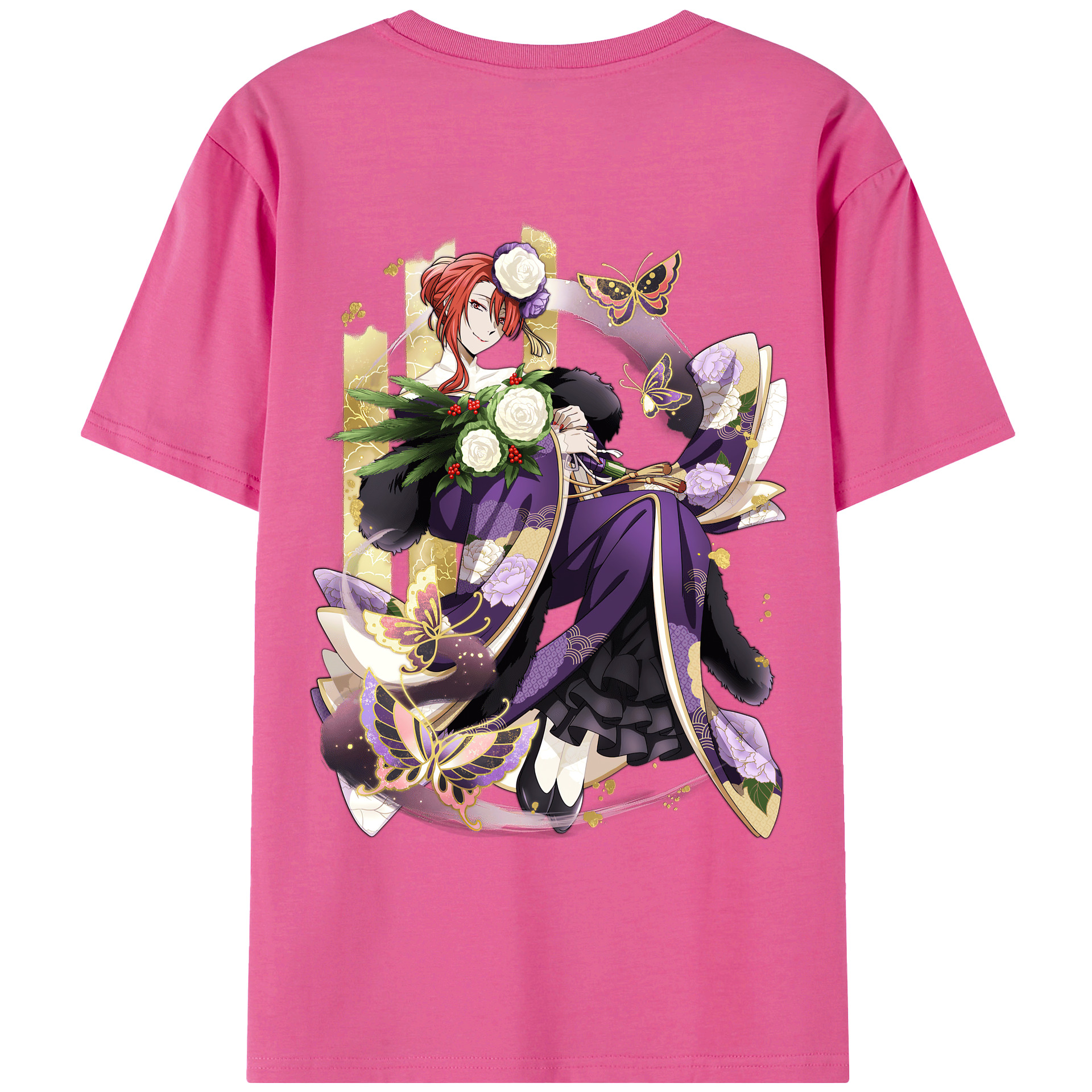 （画像用） 文豪ストレイドッグス Bungo Stray Dogs レディース半袖Tシャツ(バックプリント)