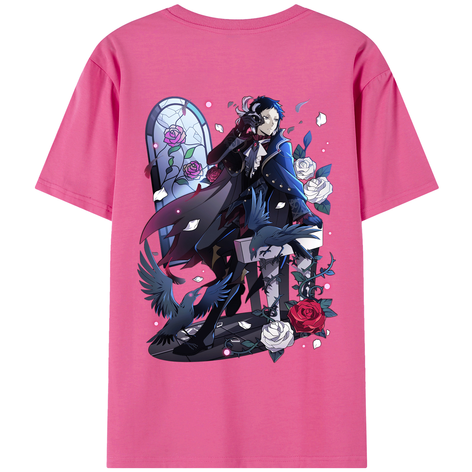 （画像用） 文豪ストレイドッグス Bungo Stray Dogs レディース半袖Tシャツ(バックプリント)
