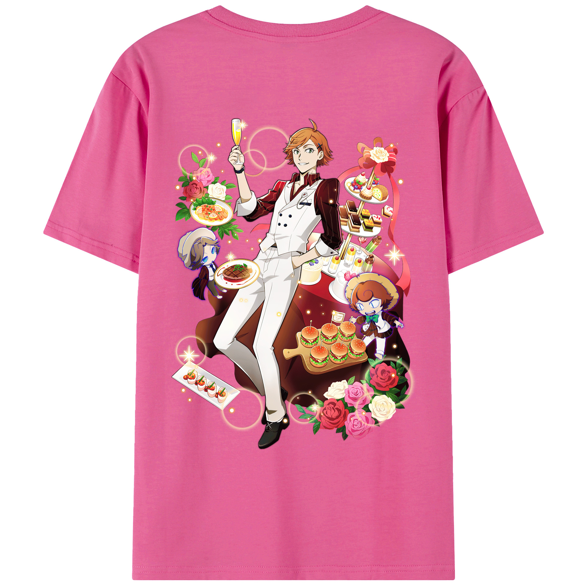 （画像用） 文豪ストレイドッグス Bungo Stray Dogs レディース半袖Tシャツ(バックプリント)