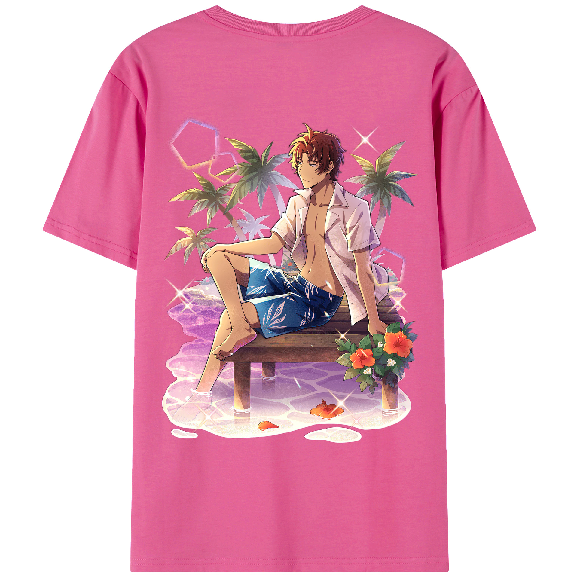 （画像用） 文豪ストレイドッグス Bungo Stray Dogs レディース半袖Tシャツ(バックプリント)