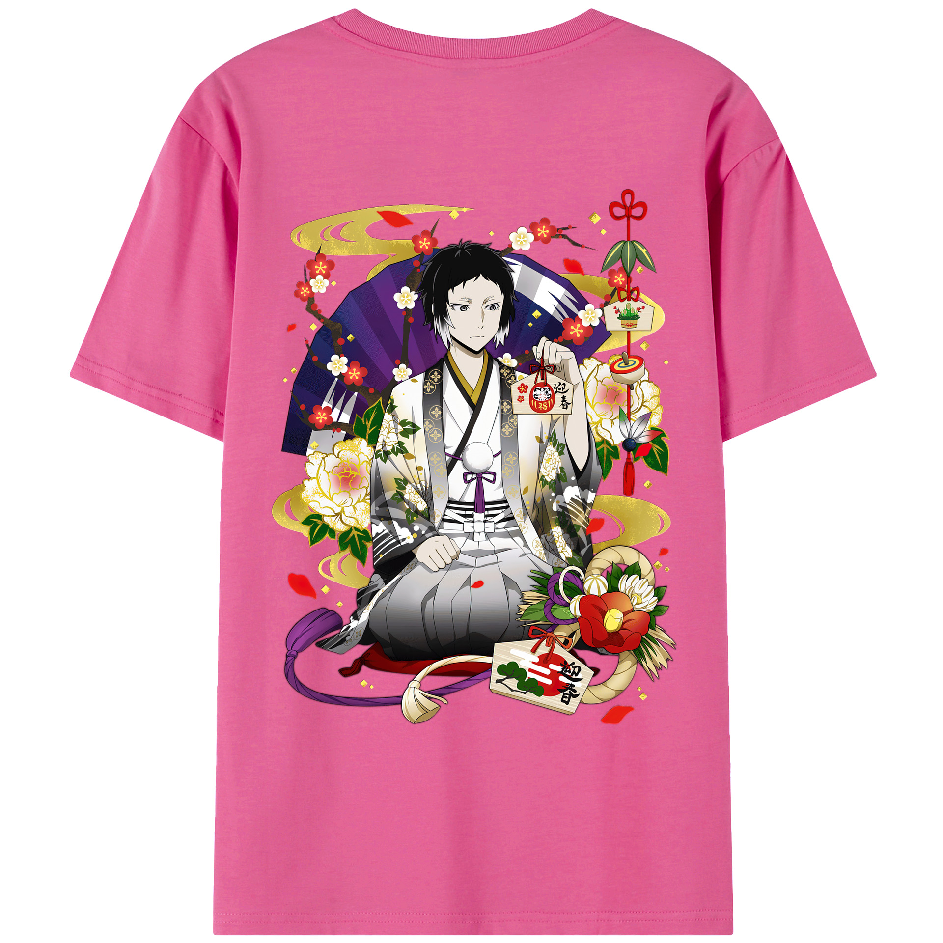 （画像用） 文豪ストレイドッグス Bungo Stray Dogs レディース半袖Tシャツ(バックプリント)