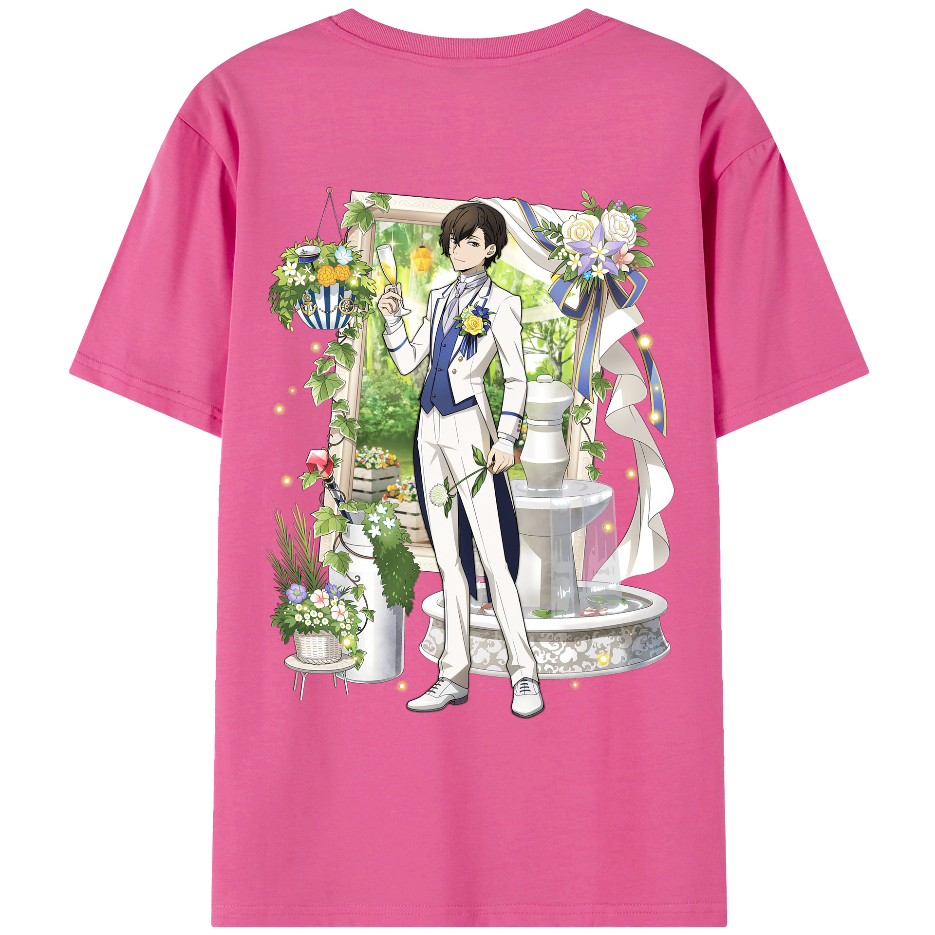 （画像用） 文豪ストレイドッグス Bungo Stray Dogs レディース半袖Tシャツ(バックプリント)