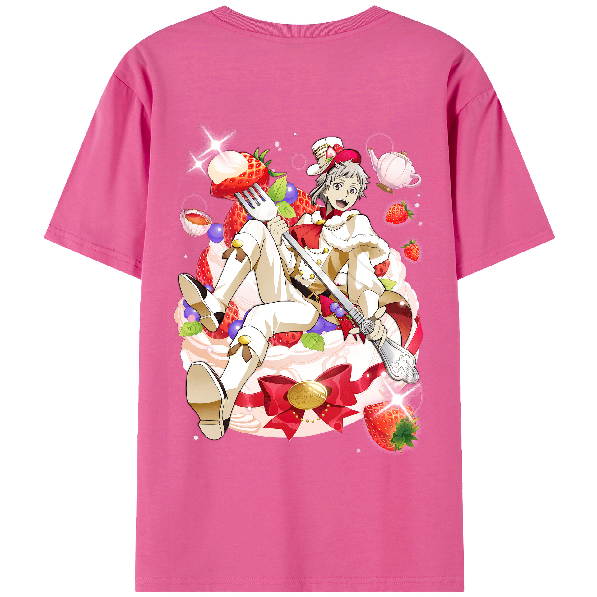 （画像用） 文豪ストレイドッグス Bungo Stray Dogs レディース半袖Tシャツ(バックプリント)