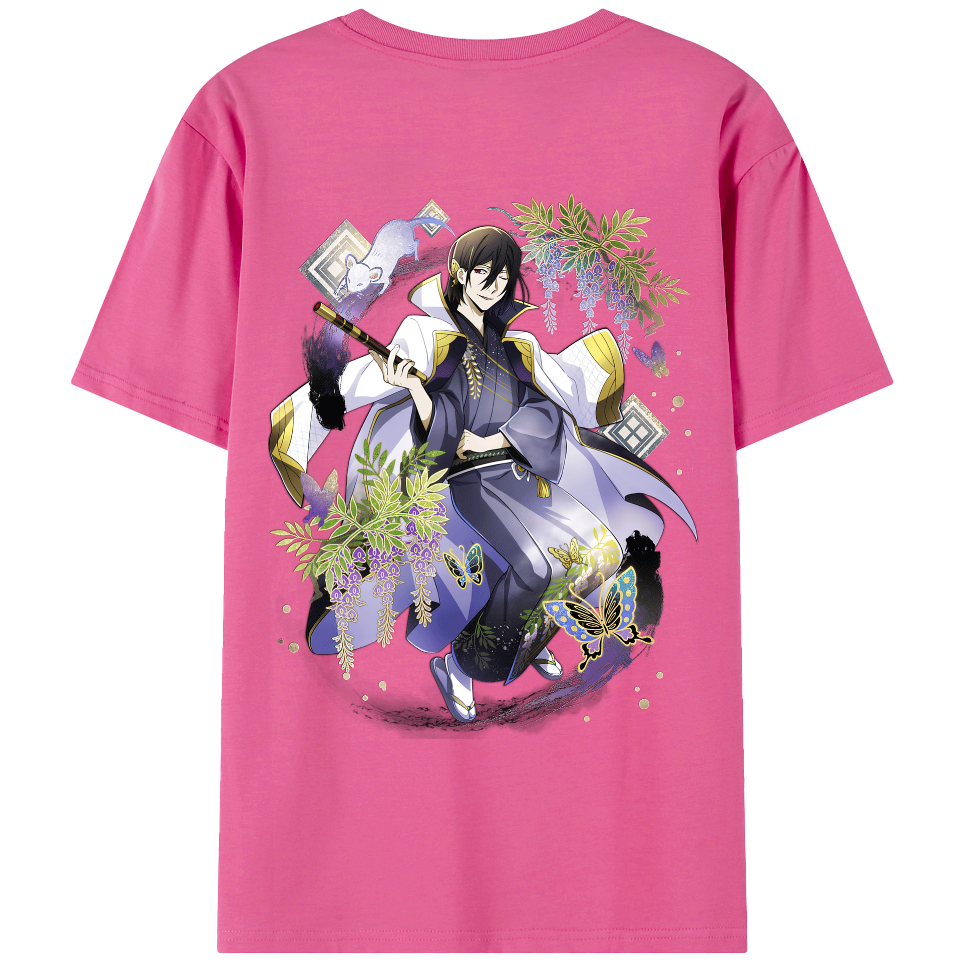 （画像用） 文豪ストレイドッグス Bungo Stray Dogs レディース半袖Tシャツ(バックプリント)