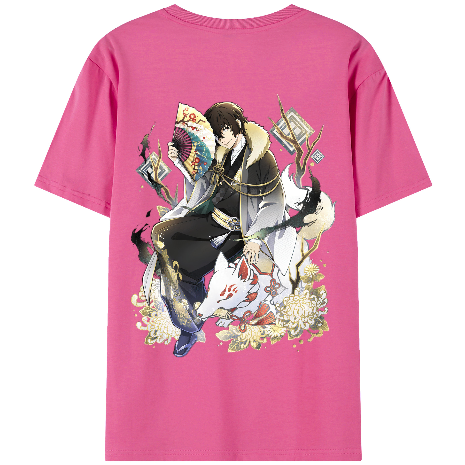（画像用） 文豪ストレイドッグス Bungo Stray Dogs レディース半袖Tシャツ(バックプリント)