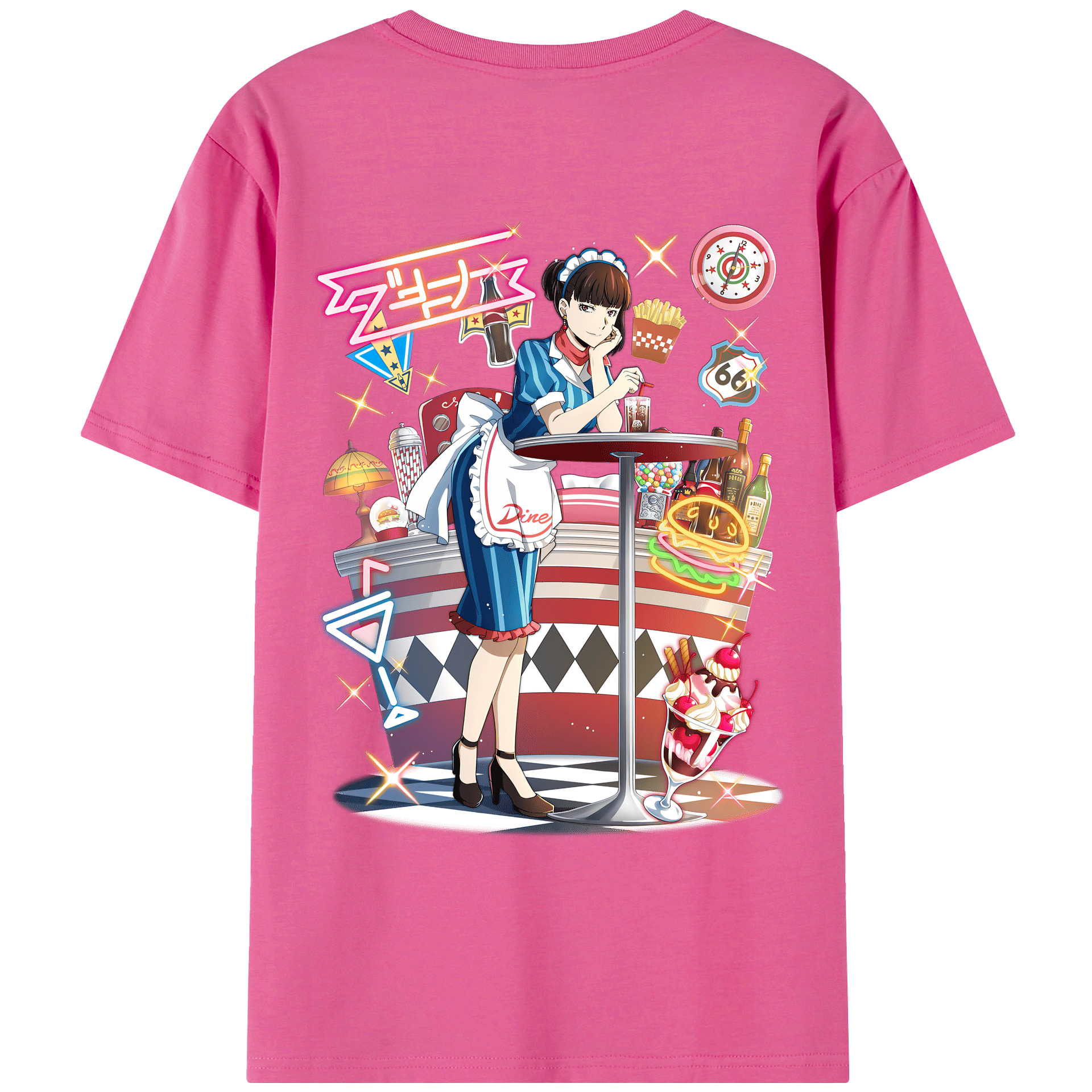 （画像用） 文豪ストレイドッグス Bungo Stray Dogs レディース半袖Tシャツ(バックプリント)