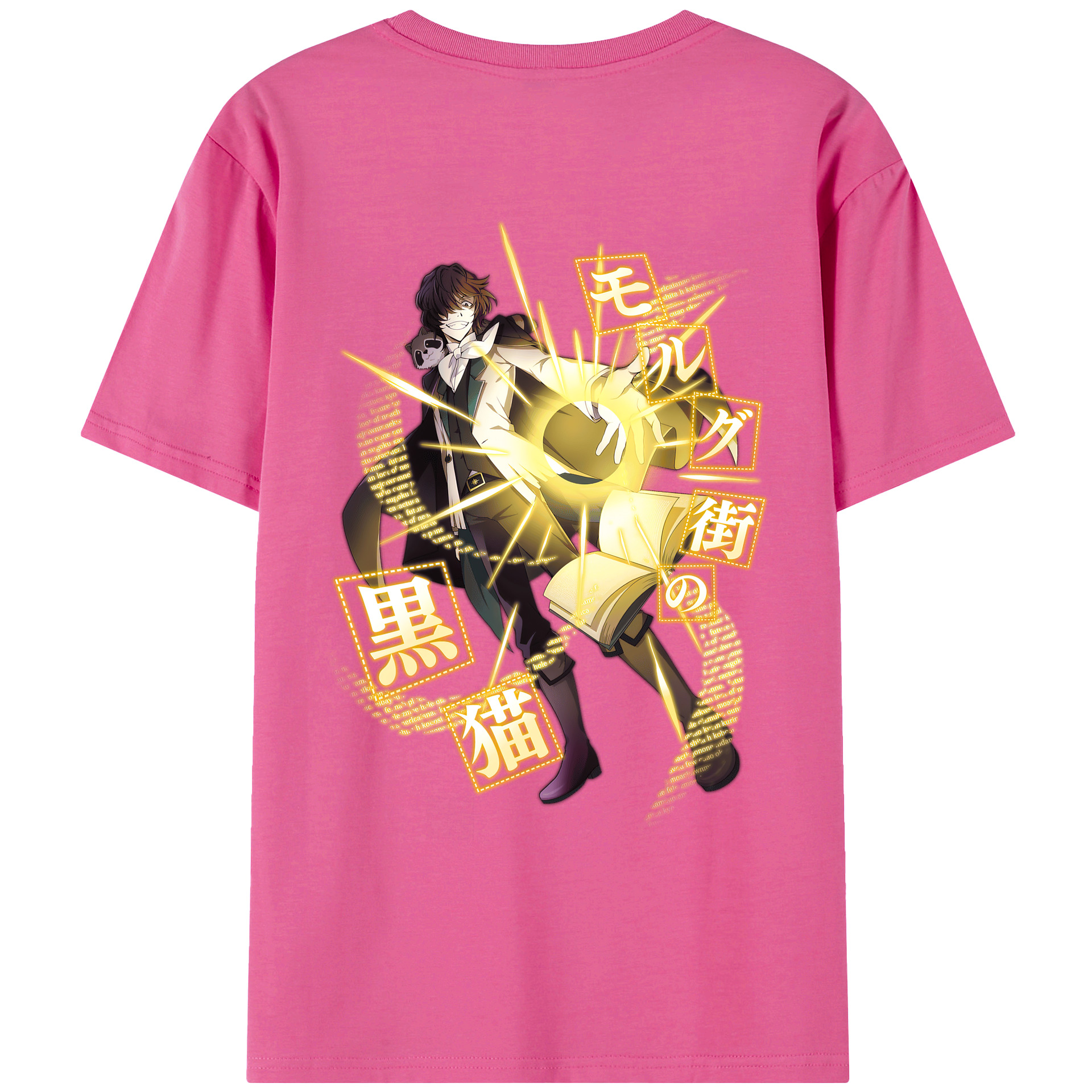 （画像用） 文豪ストレイドッグス Bungo Stray Dogs レディース半袖Tシャツ(バックプリント)