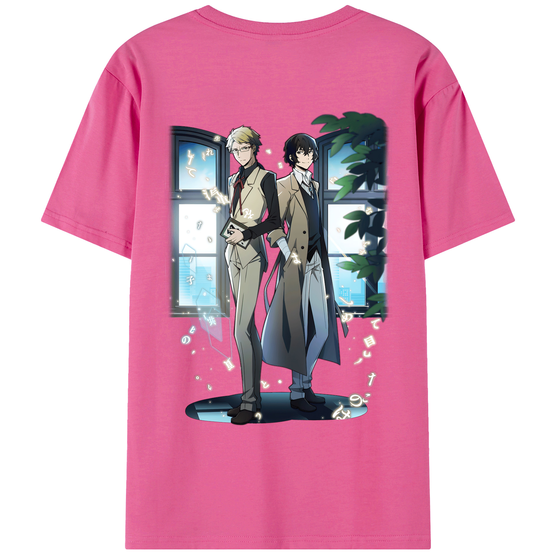 （画像用） 文豪ストレイドッグス Bungo Stray Dogs レディース半袖Tシャツ(バックプリント)