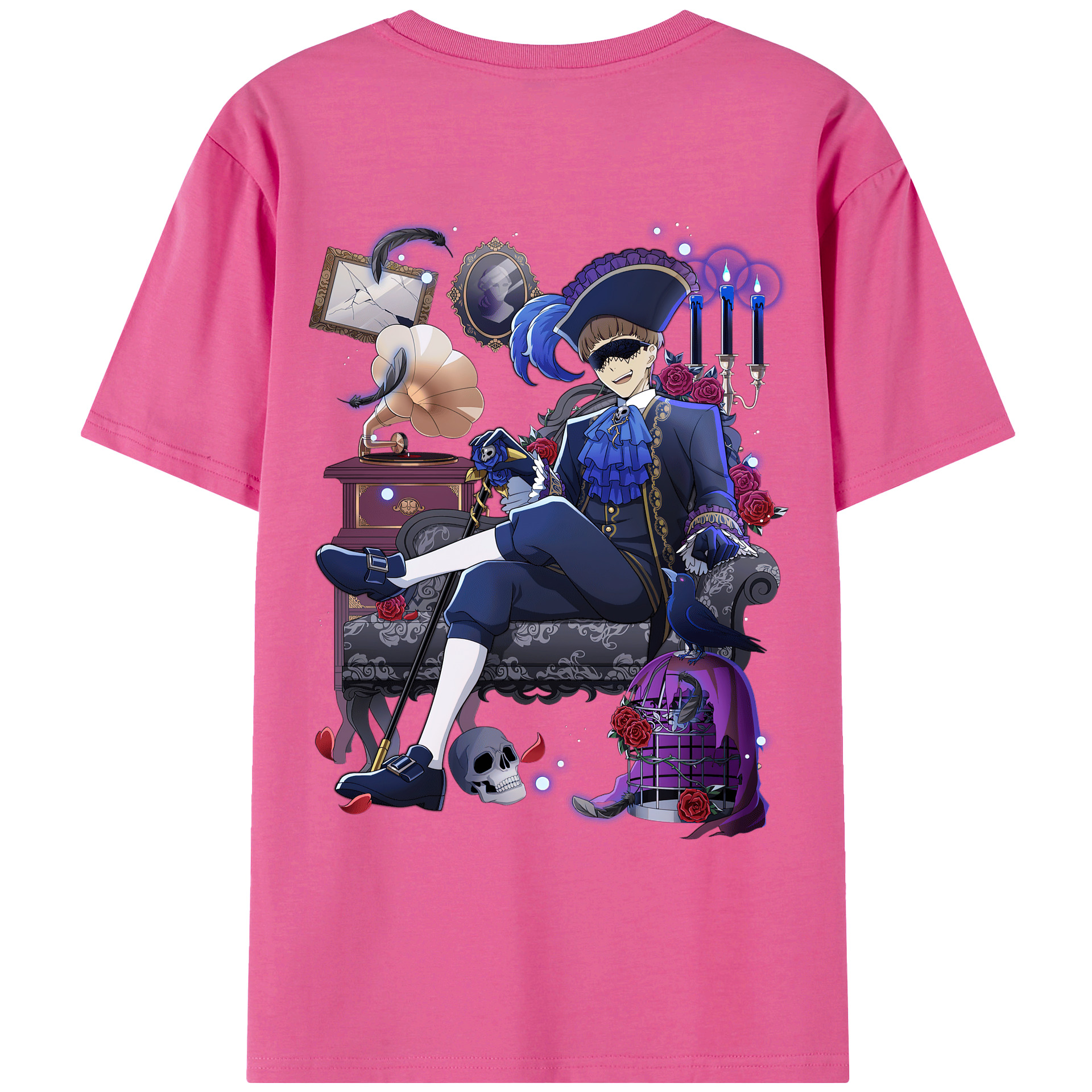 （画像用） 文豪ストレイドッグス Bungo Stray Dogs レディース半袖Tシャツ(バックプリント)