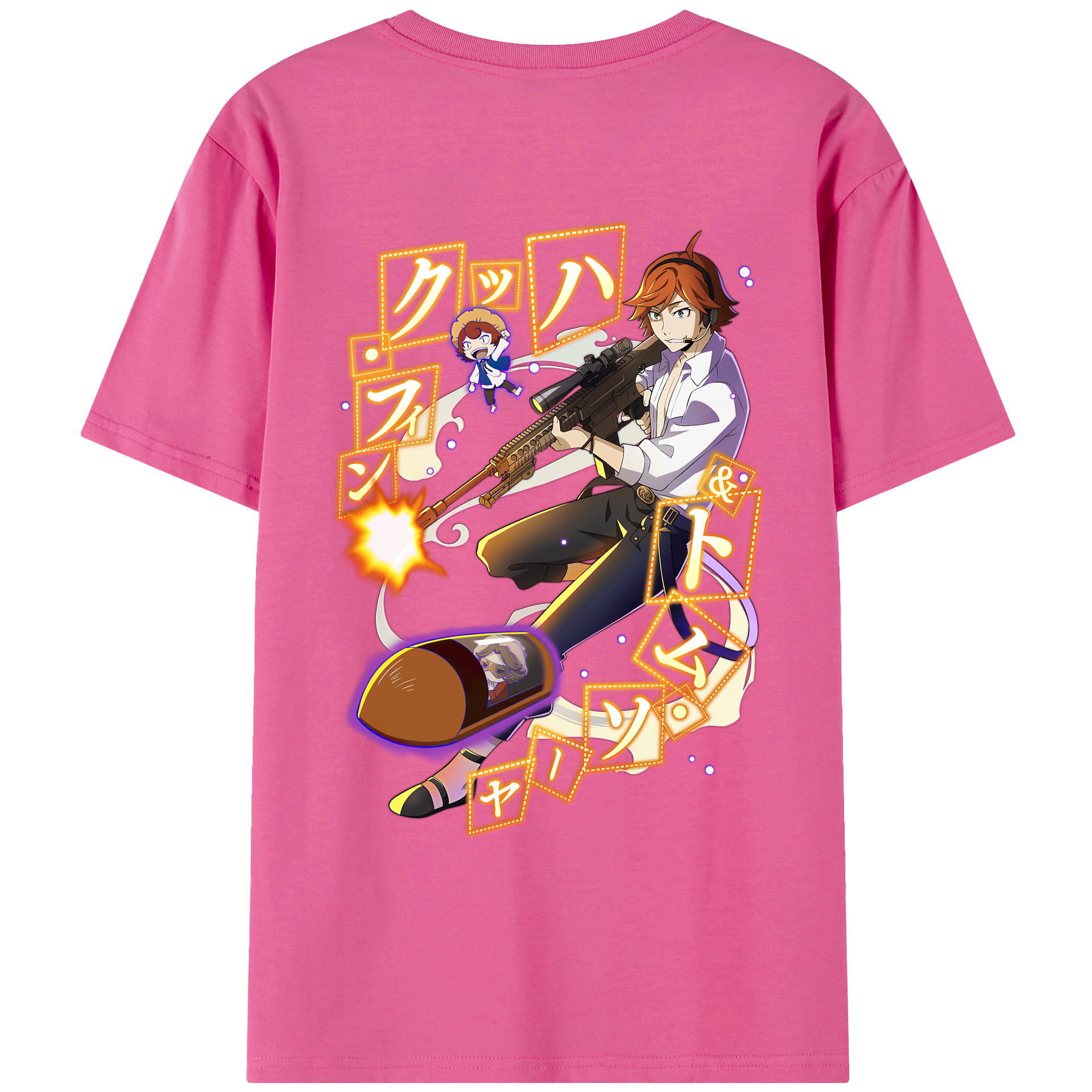 （画像用） 文豪ストレイドッグス Bungo Stray Dogs レディース半袖Tシャツ(バックプリント)