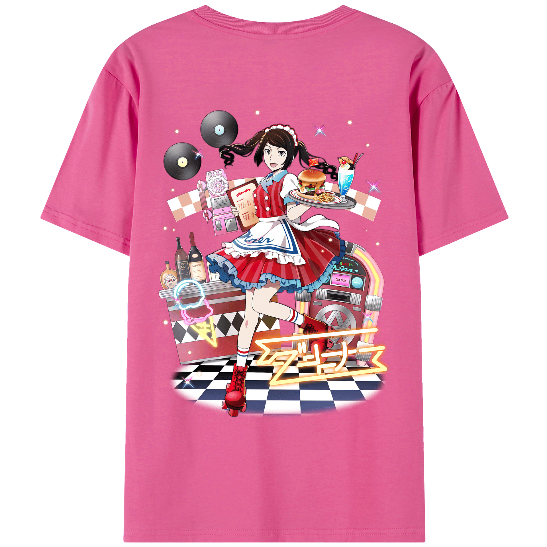 （画像用） 文豪ストレイドッグス Bungo Stray Dogs レディース半袖Tシャツ(バックプリント)