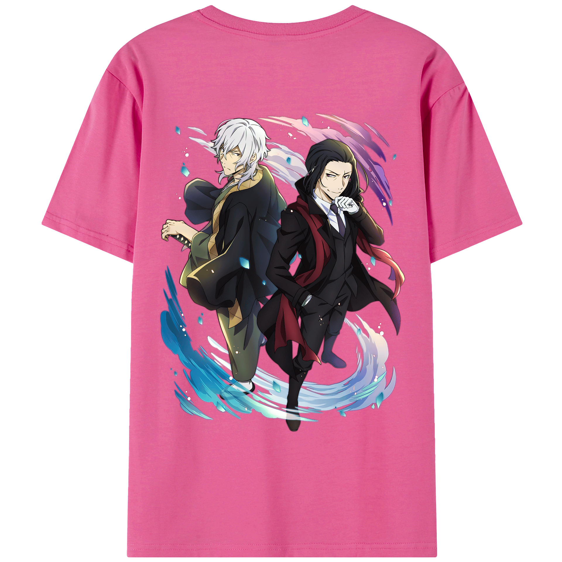 （画像用） 文豪ストレイドッグス Bungo Stray Dogs レディース半袖Tシャツ(バックプリント)