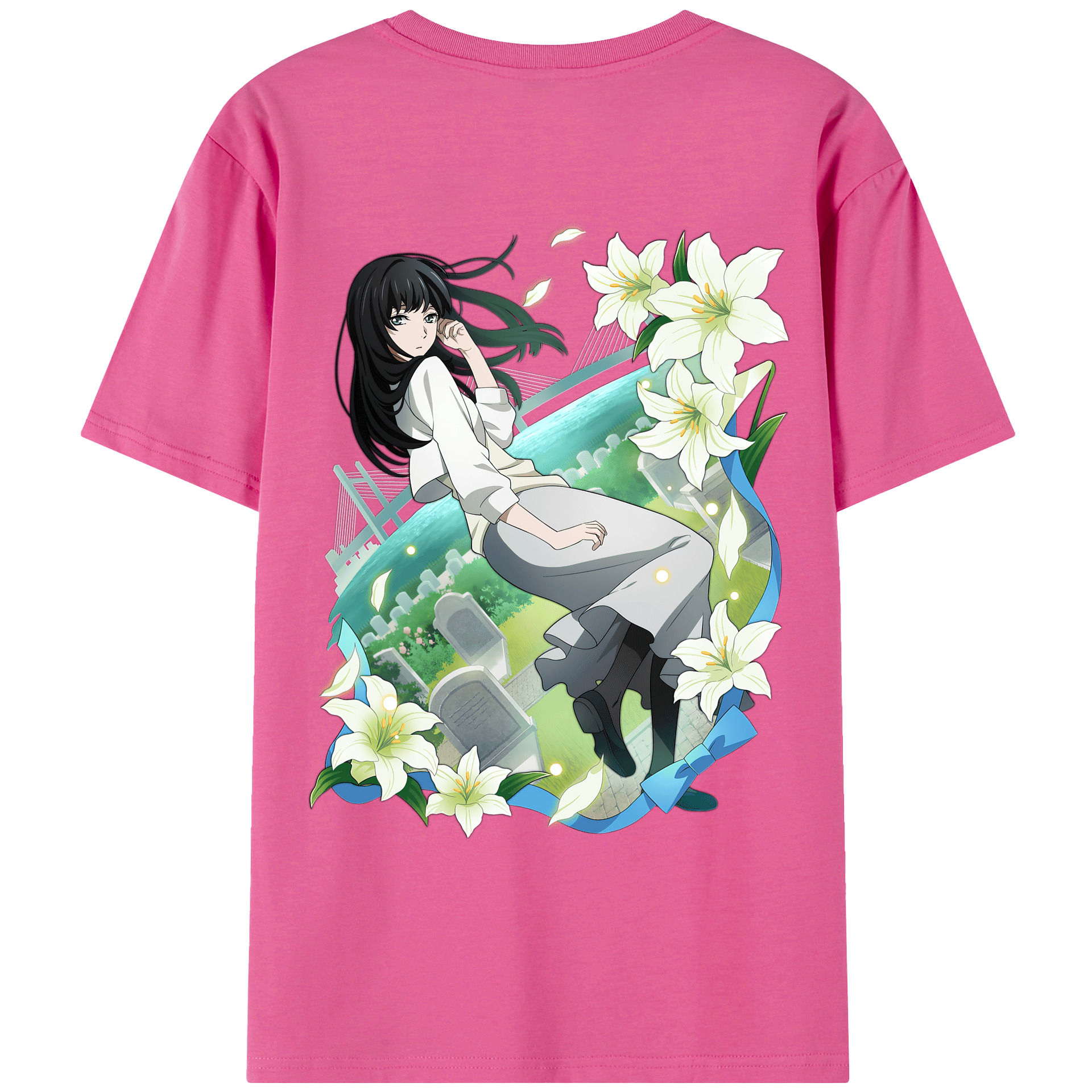 （画像用） 文豪ストレイドッグス Bungo Stray Dogs レディース半袖Tシャツ(バックプリント)