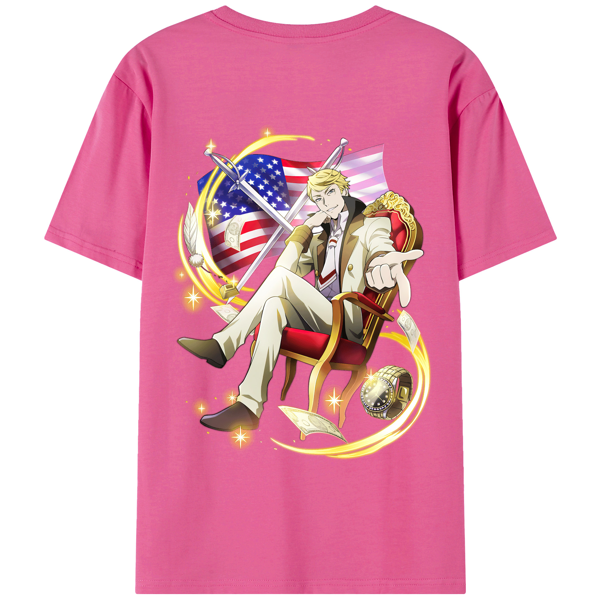 （画像用） 文豪ストレイドッグス Bungo Stray Dogs レディース半袖Tシャツ(バックプリント)