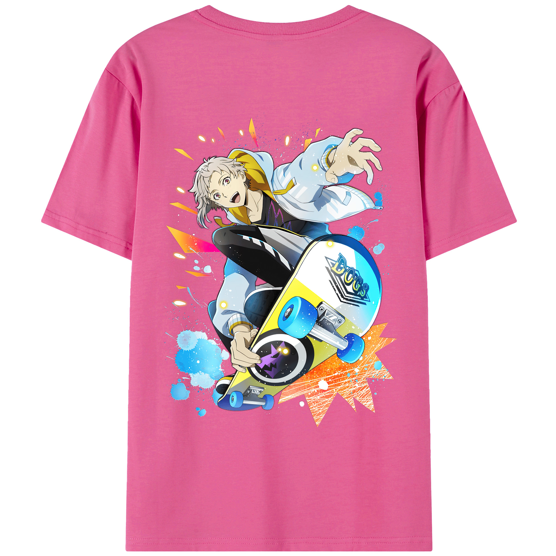 （画像用） 文豪ストレイドッグス Bungo Stray Dogs レディース半袖Tシャツ(バックプリント)
