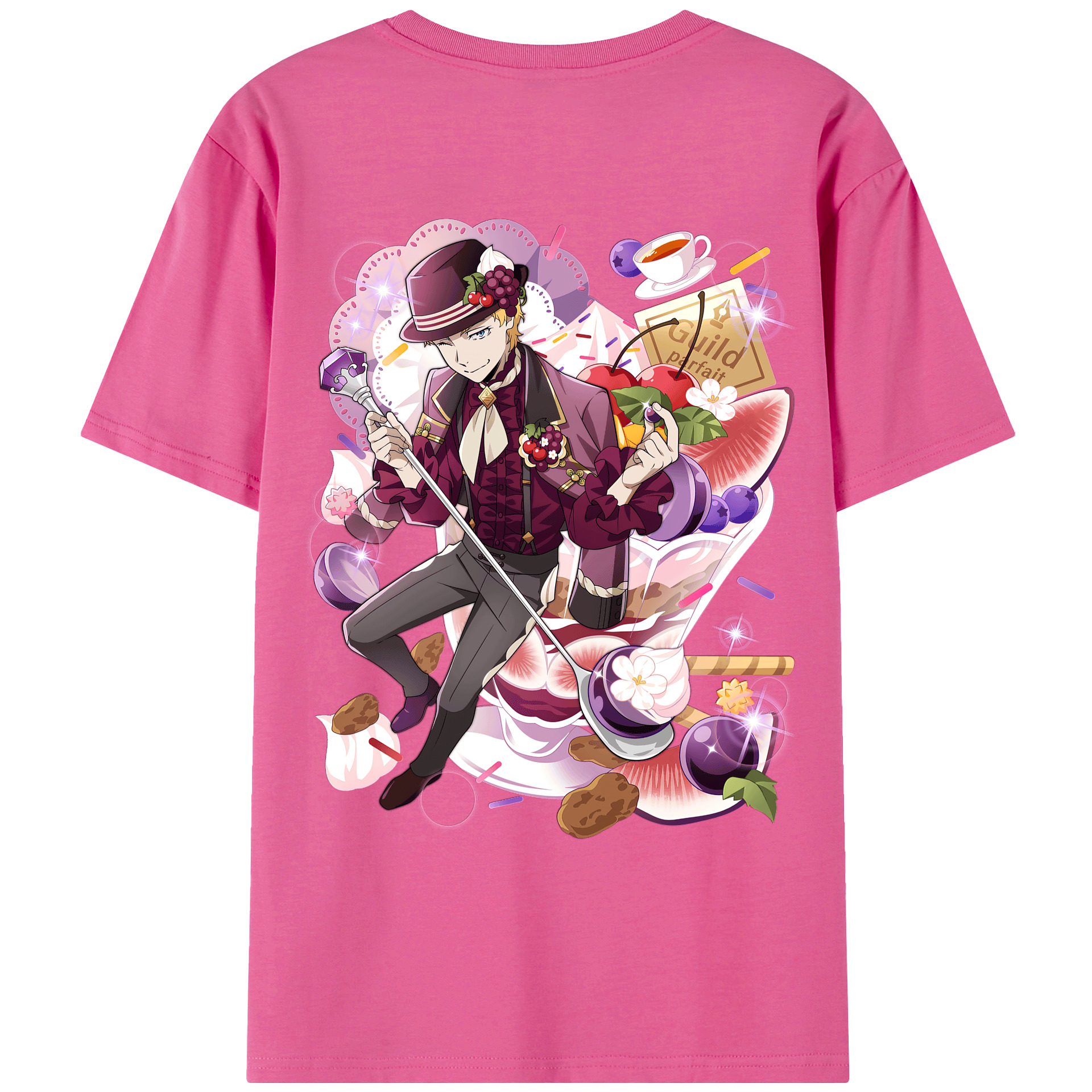 （画像用） 文豪ストレイドッグス Bungo Stray Dogs レディース半袖Tシャツ(バックプリント)