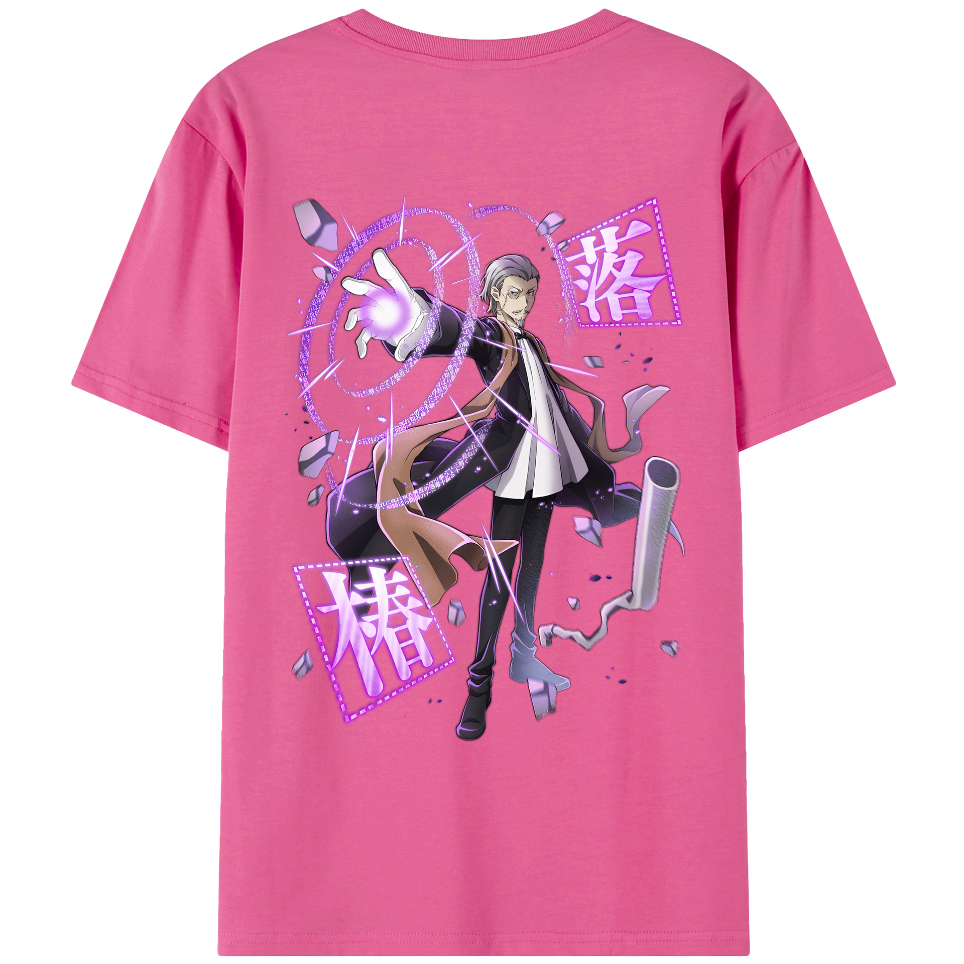 （画像用） 文豪ストレイドッグス Bungo Stray Dogs レディース半袖Tシャツ(バックプリント)